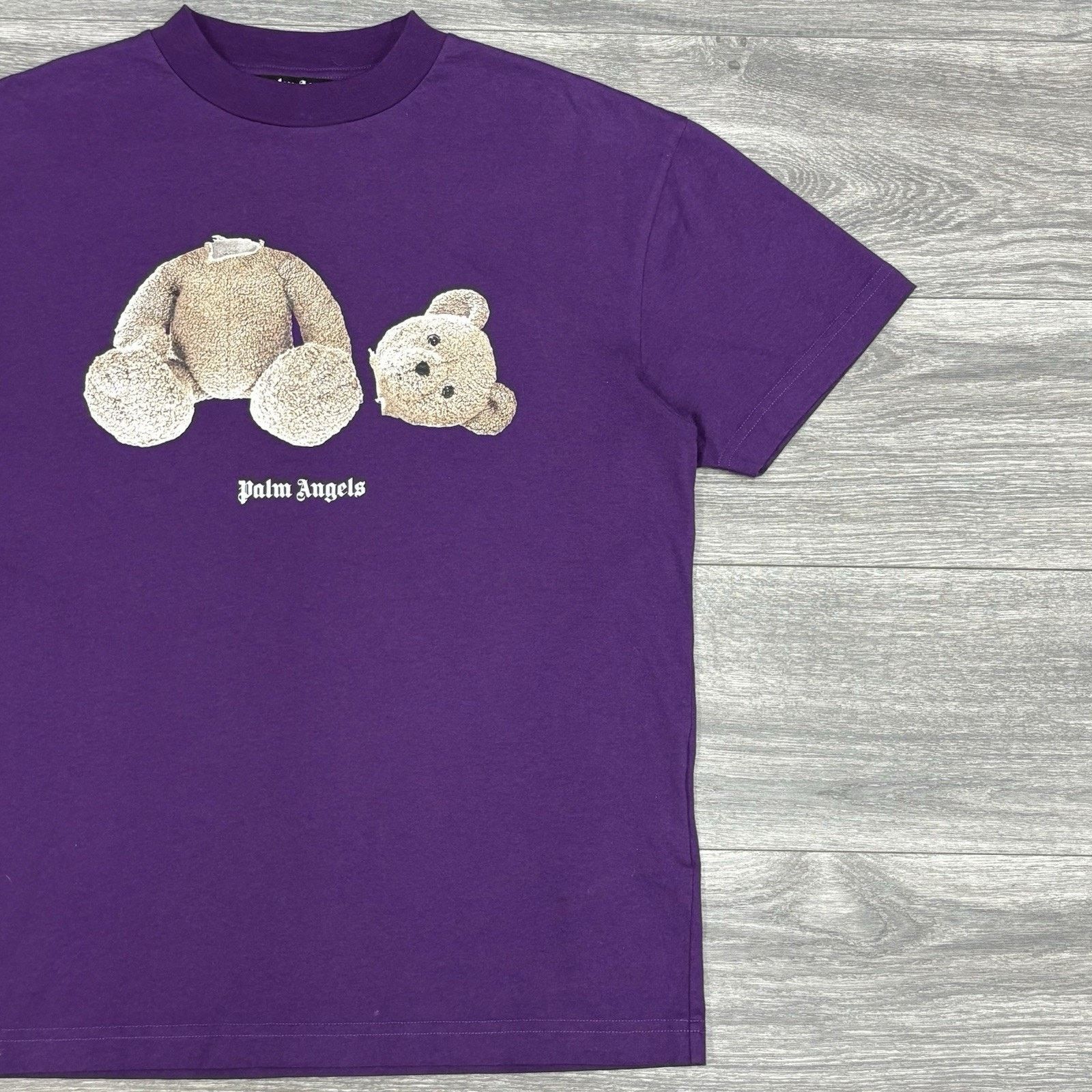 Palm Angels Palm Angels Bear Classic Tee ' Purple Brown ' | GREAT COND! Size US M / EU 48-50 / 2 - 4 Thumbnail