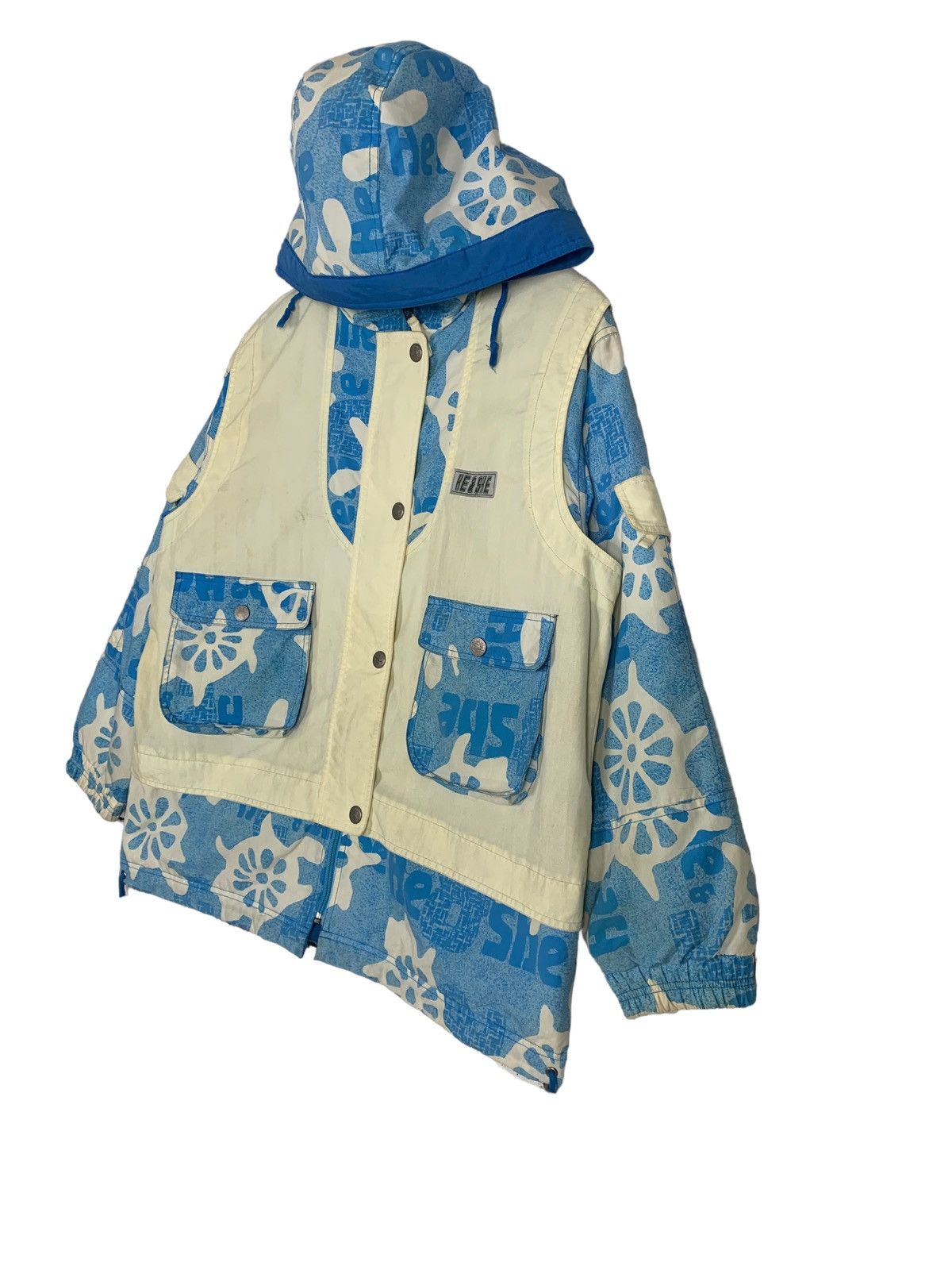 Japanese Brand He & She Clothing Outdoor windproof Streetwear Winter Jacket Size US L / EU 52-54 / 3 - 6 Thumbnail