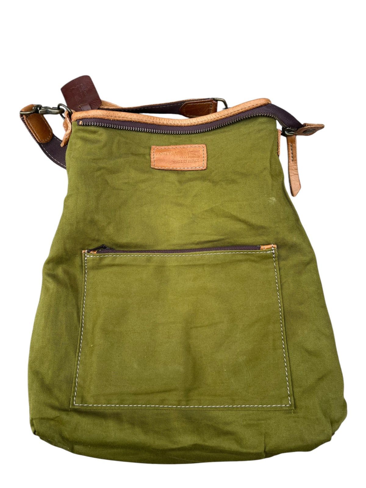 Leather Vintage Vanity Bash Japan Distressed Patina Leather Bag Size ONE SIZE - 22 Thumbnail