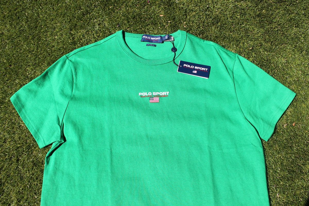 Polo Ralph Lauren Polo Sport Green T-Shirt Size US L / EU 52-54 / 3 - 1 Thumbnail