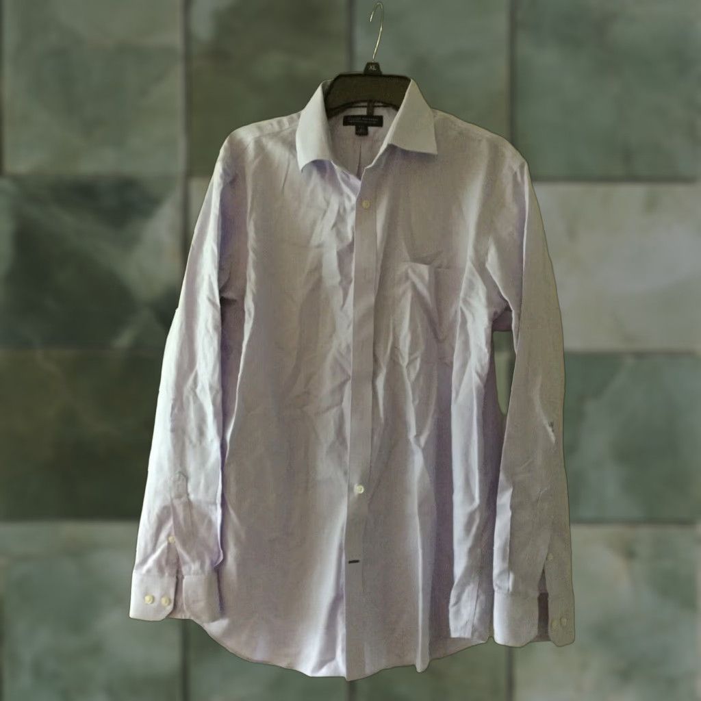 Banana Republic Banana Republic Non-Iron Classic Fit Dress Shirt, Adult Large Blue, Mens Size US L / EU 52-54 / 3 - 1 Thumbnail