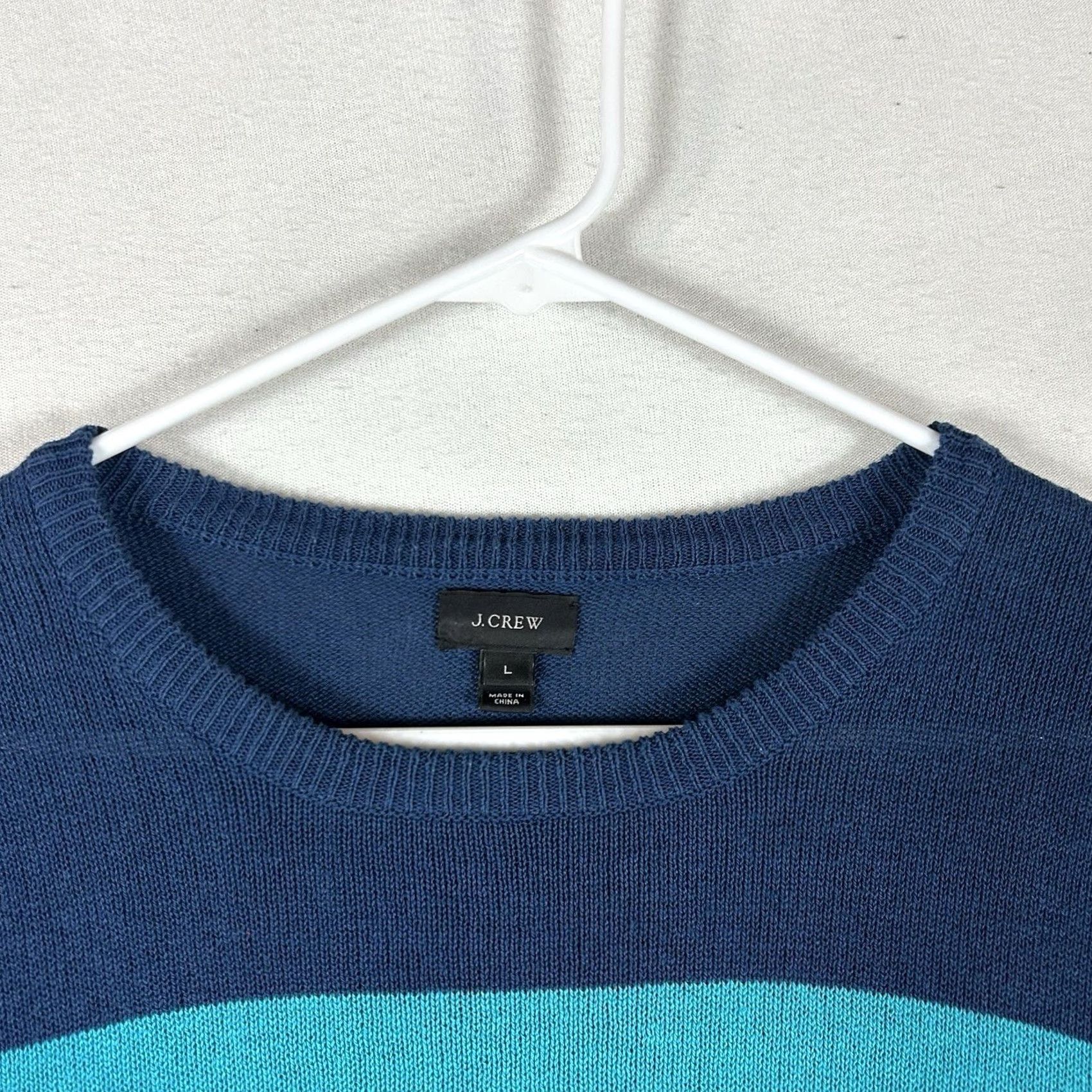 J.Crew J.Crew Lightweight Sweater Striped Blue Pullover Long Sleeve Small M Size US S / EU 44-46 / 1 - 2 Thumbnail