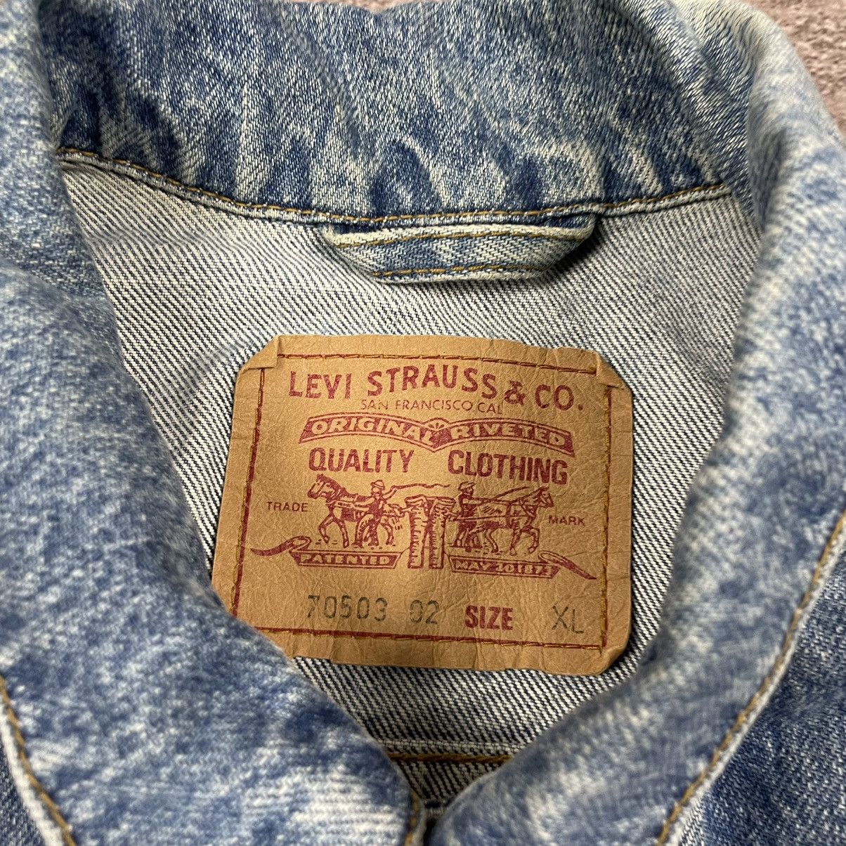 Levi's Vintage Clothing Vintage Levi’s 70503 02 Denim Jacket Size US XL / EU 56 / 4 - 4 Thumbnail