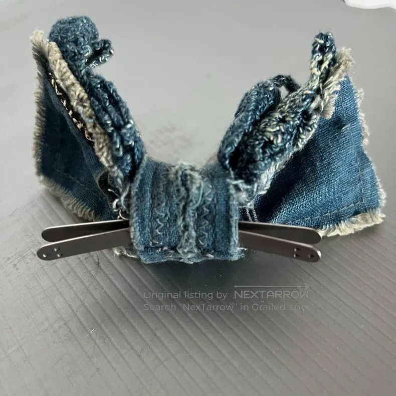 Kapital kapital Crochet bow tie, jewelry, denim Size ONE SIZE - 8 Thumbnail
