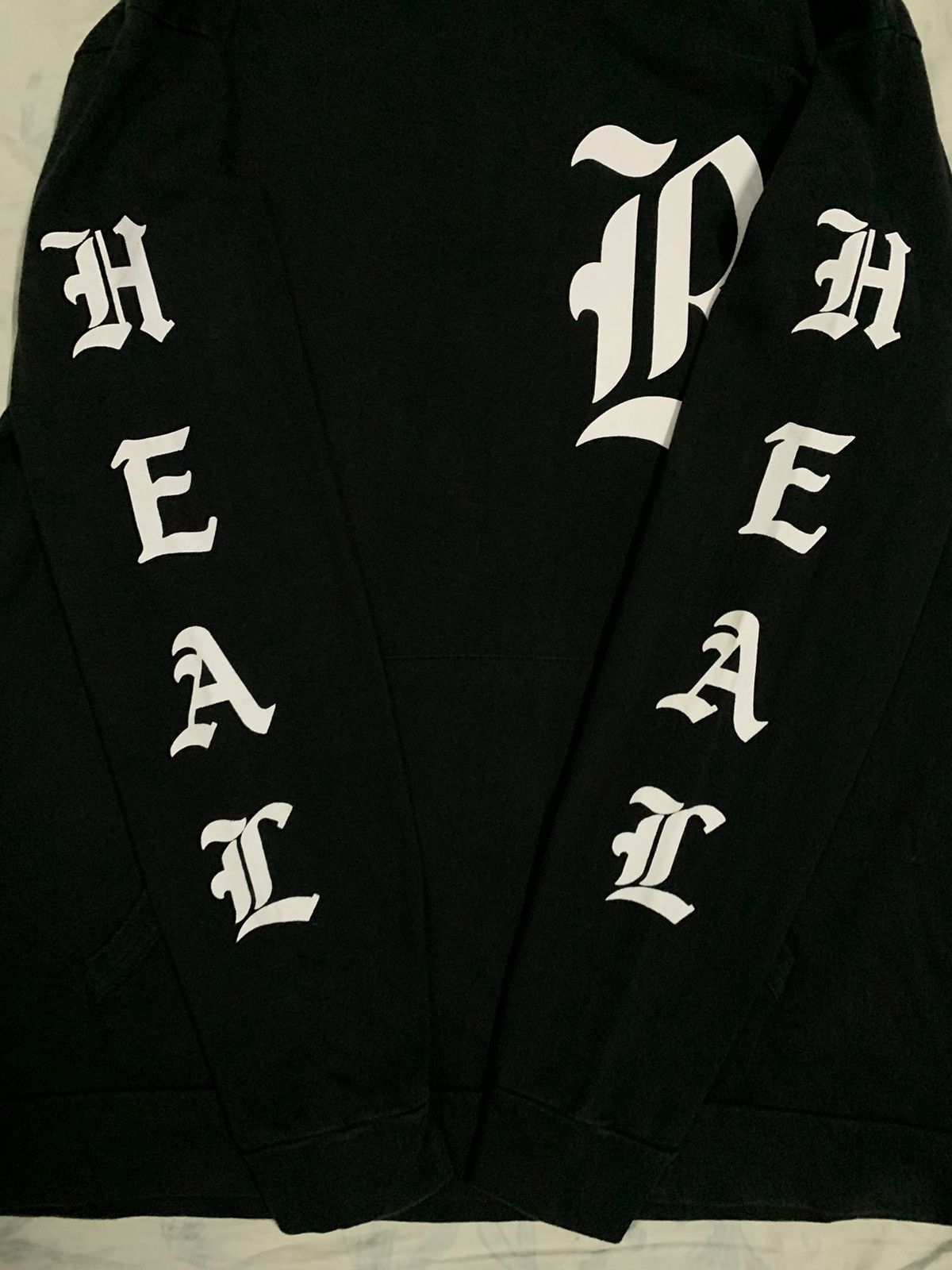 14th Addiction Vintage Japanese Brand ILLS Faded Printed Punk Style Hoodies Size US M / EU 48-50 / 2 - 10 Thumbnail