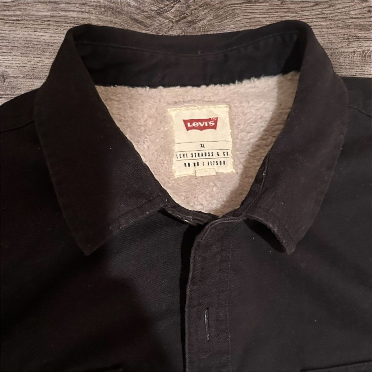 Levi's SOLD Sherpa Lined Long Sleeve Size US XL / EU 56 / 4 - 6 Thumbnail