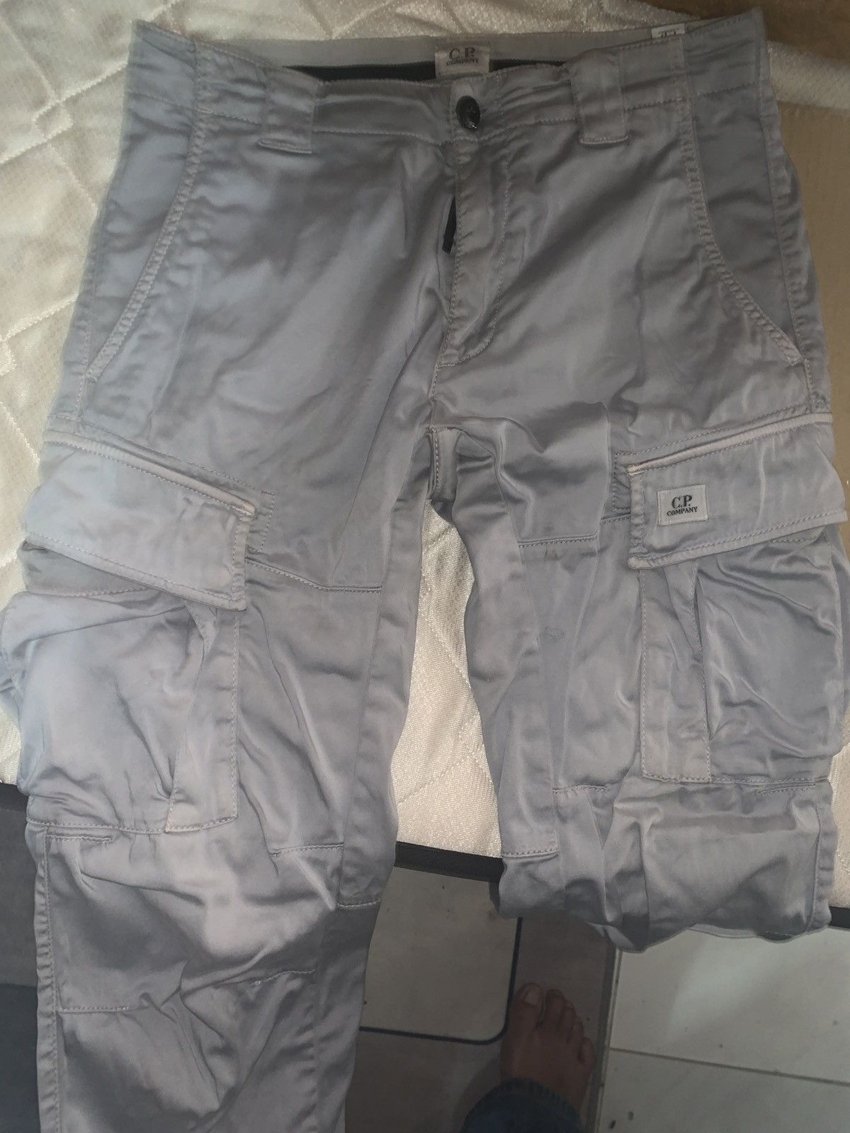 C.P. Company C.P. Company Ergonomic Fit Cargo Pants Grey Size 44 Size US 44 / EU 60 - 2 Thumbnail