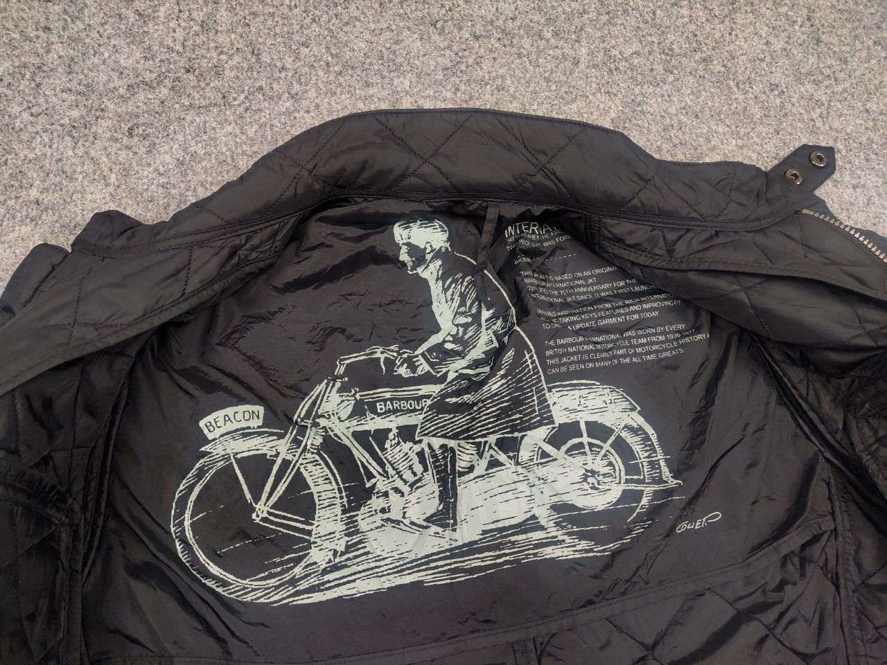 Barbour Barbour International Ariel Black Adult quilted Jacket Size US L / EU 52-54 / 3 - 15 Thumbnail