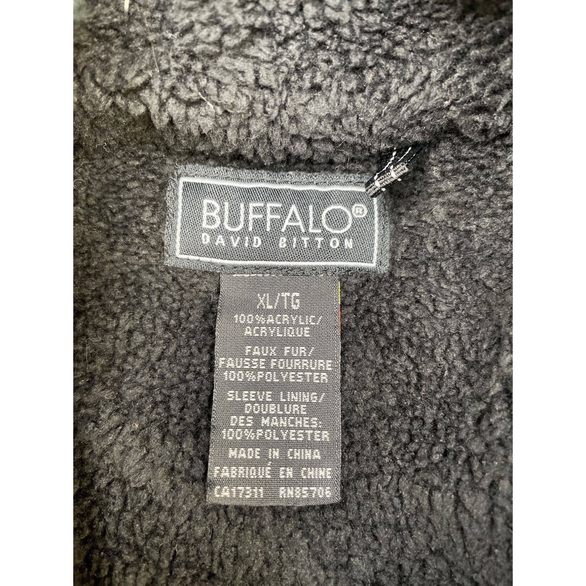 Buffalo David Bitton Buffalo David Bitton Men's Black Knitted Zipper up Sweater S Size US XL / EU 56 / 4 - 4 Thumbnail