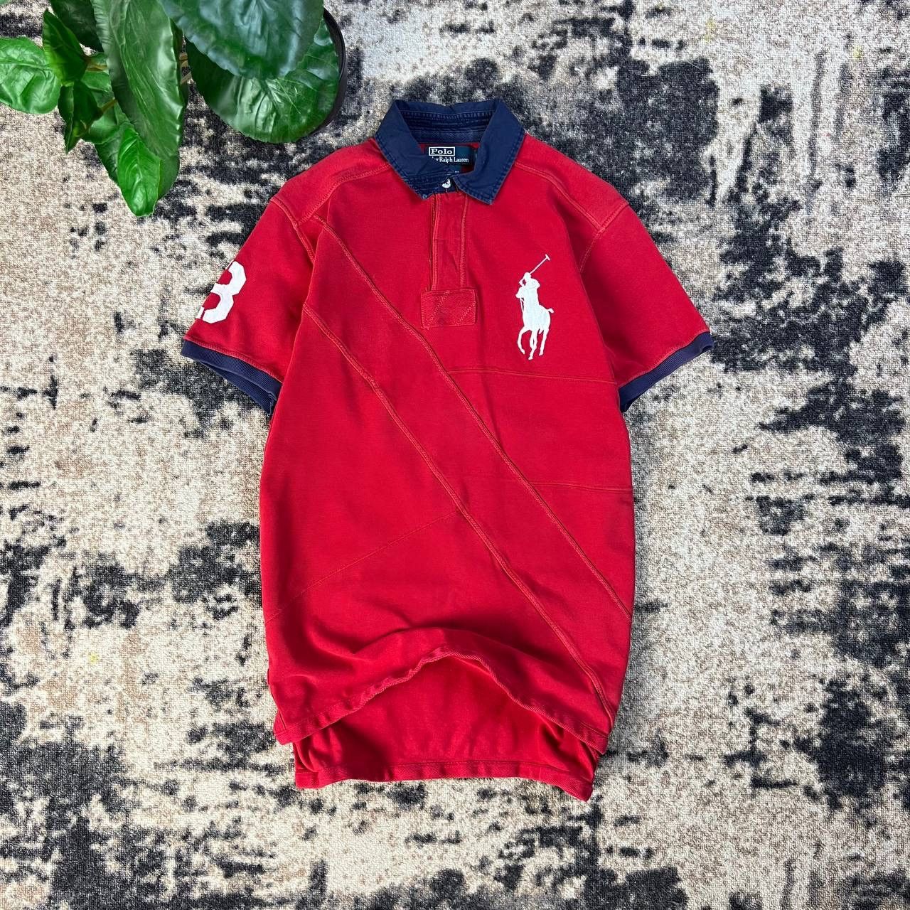 Polo Ralph Lauren Polo Ralph Lauren Vintage Y2K Big Logo Rugby Polo T-Shirt Size US L / EU 52-54 / 3 - 1 Thumbnail