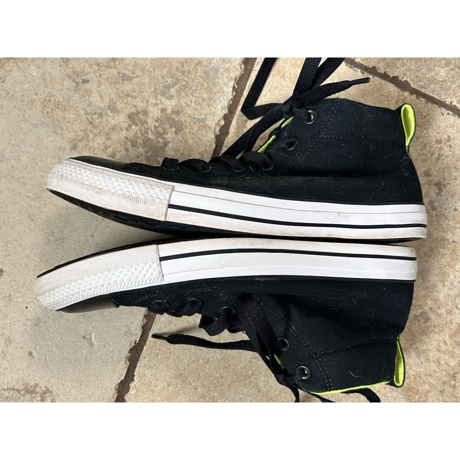 Converse converse high tops Men 9.5 Black And Green Style 154881F Size US 9.5 / EU 42-43 - 11 Thumbnail