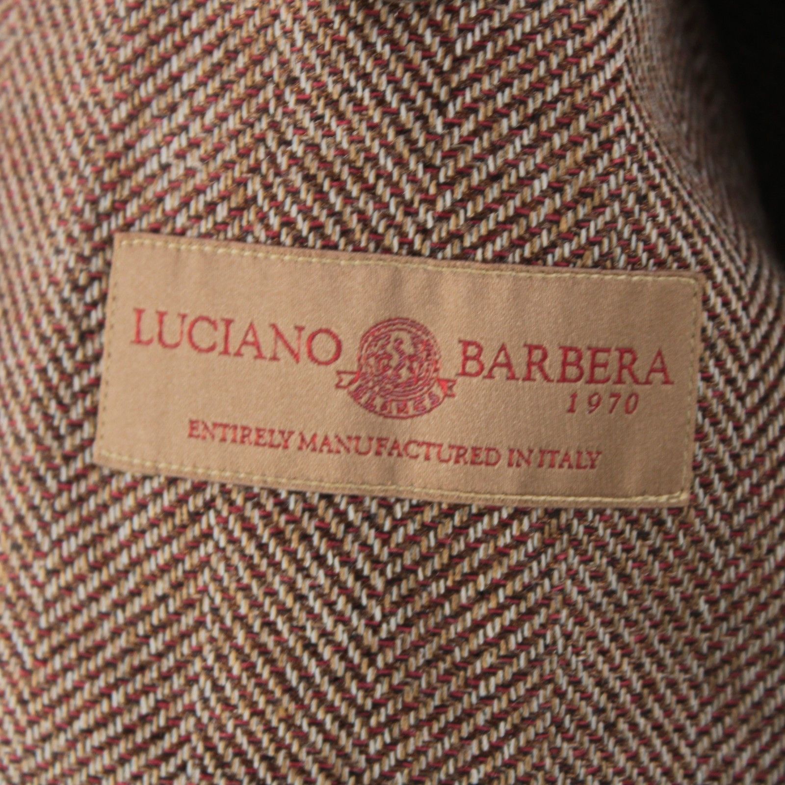 Luciano Barbera Luciano Barbera Sport Coat Size 44 US in Brown Size 44R - 7 Thumbnail