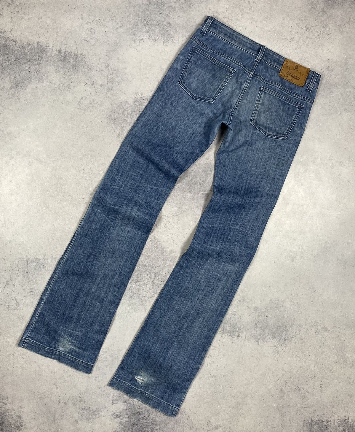 Gucci Gucci Boot Cut Blue Jeans Luxury Italy Designer Women Size 26" / US 2 / IT 38 - 2 Thumbnail