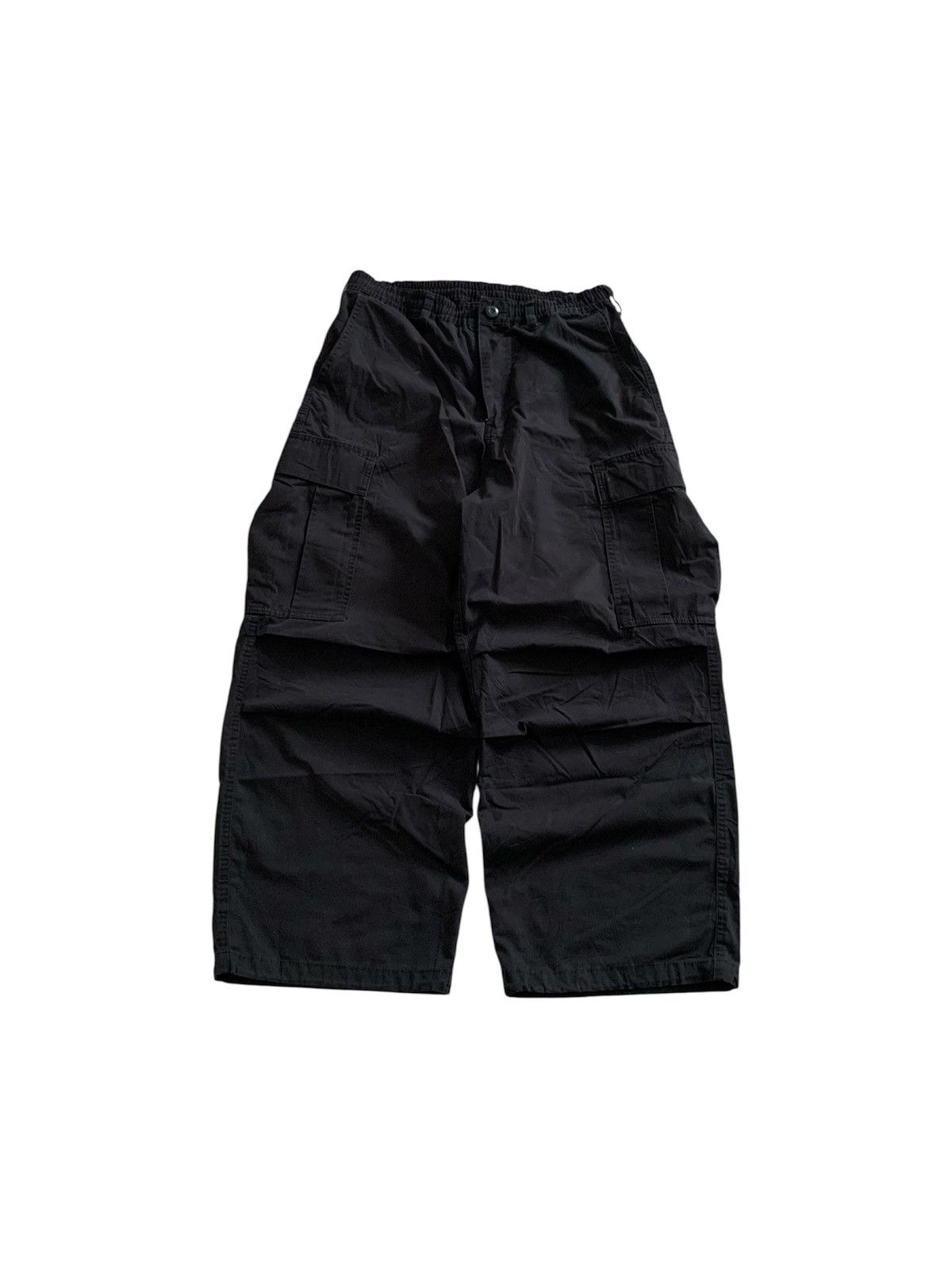 Yohji Yamamoto Global Uniqlo Twill Superwide Balloon Cargo Pants Size US 34 / EU 50 - 1 Thumbnail