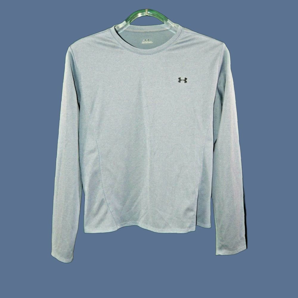 Under Armour Under Armour T Shirt Men XL Gray Long Sleeve Tee Used Logo Breathable Lightweight Size US XL / EU 56 / 4 - 1 Thumbnail