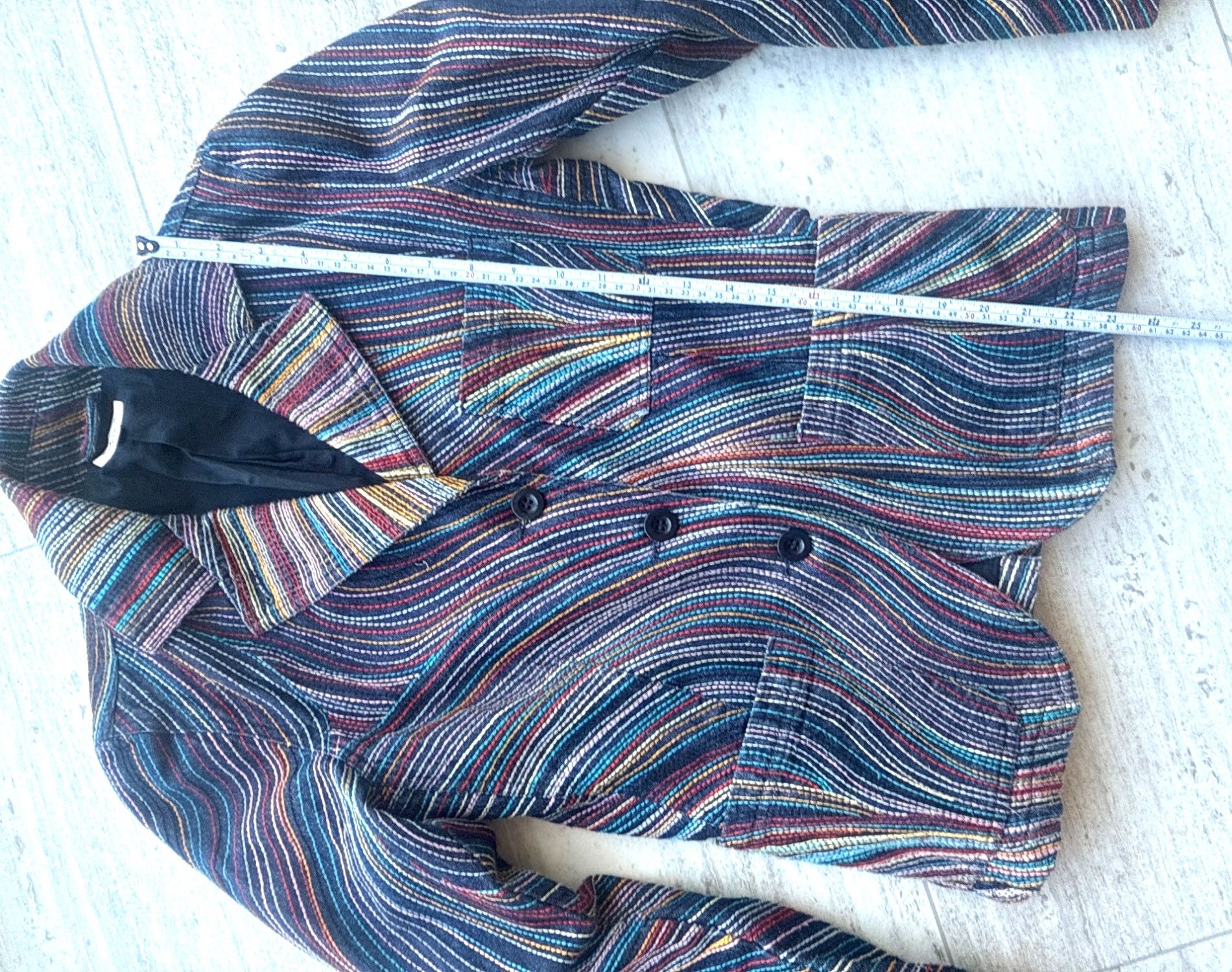 Paul Smith Multicolor Striped Womens Blazer Jacket Paul Smith signature Size S / US 4 / IT 40 - 2 Thumbnail