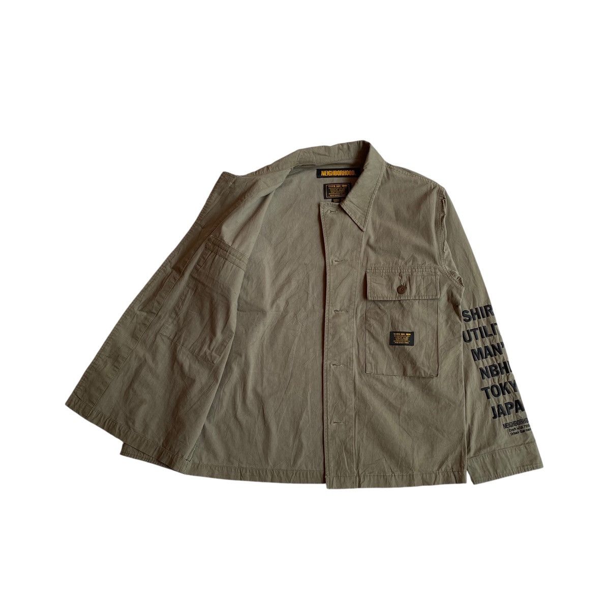 Japanese Brand × Neighborhood Neighborhood P44 Utility Shirt Jacket Size US S / EU 44-46 / 1 - 4 Thumbnail