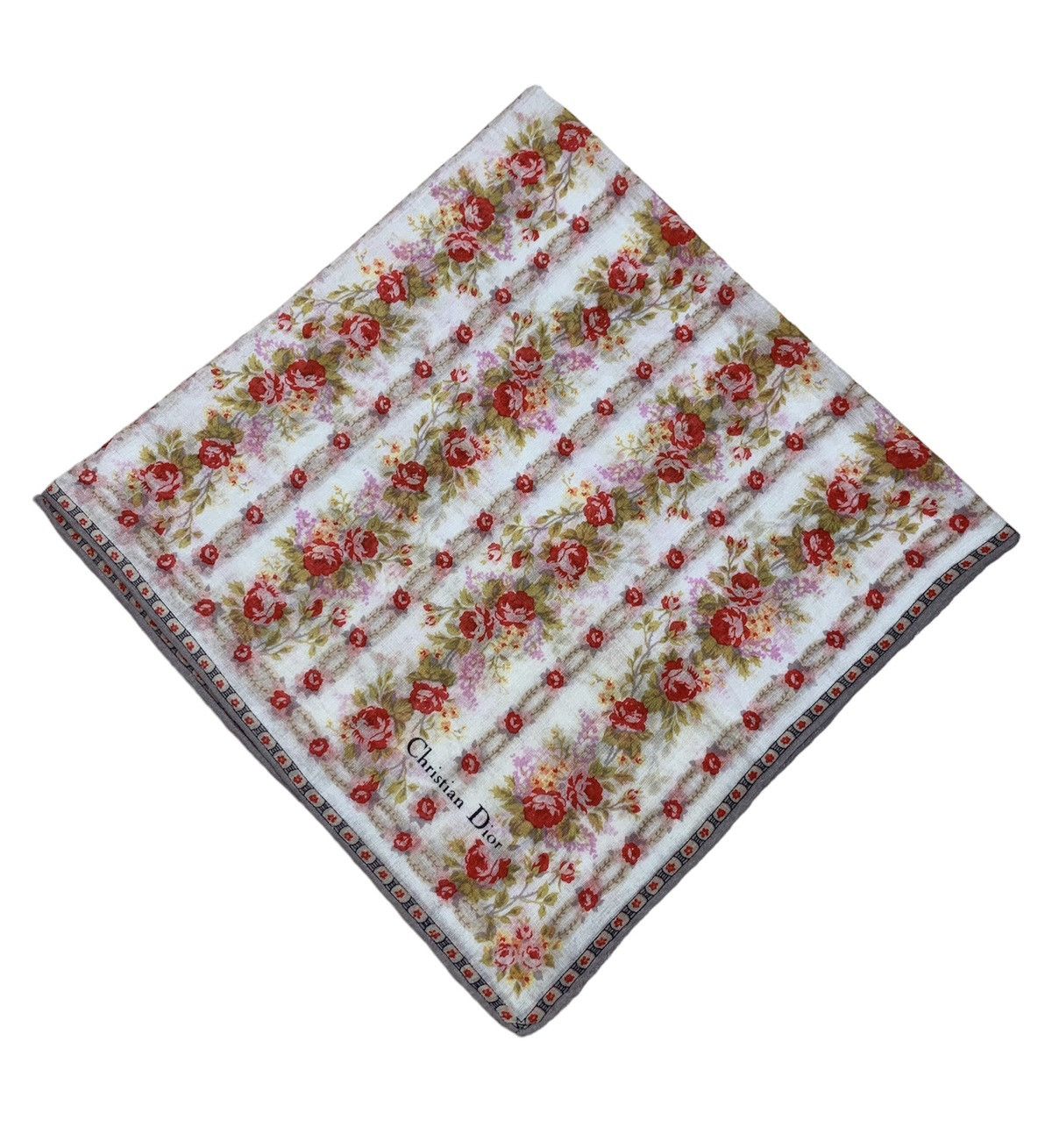 Designer Christian Dior Handkerchief Bandana Size ONE SIZE - 1 Thumbnail