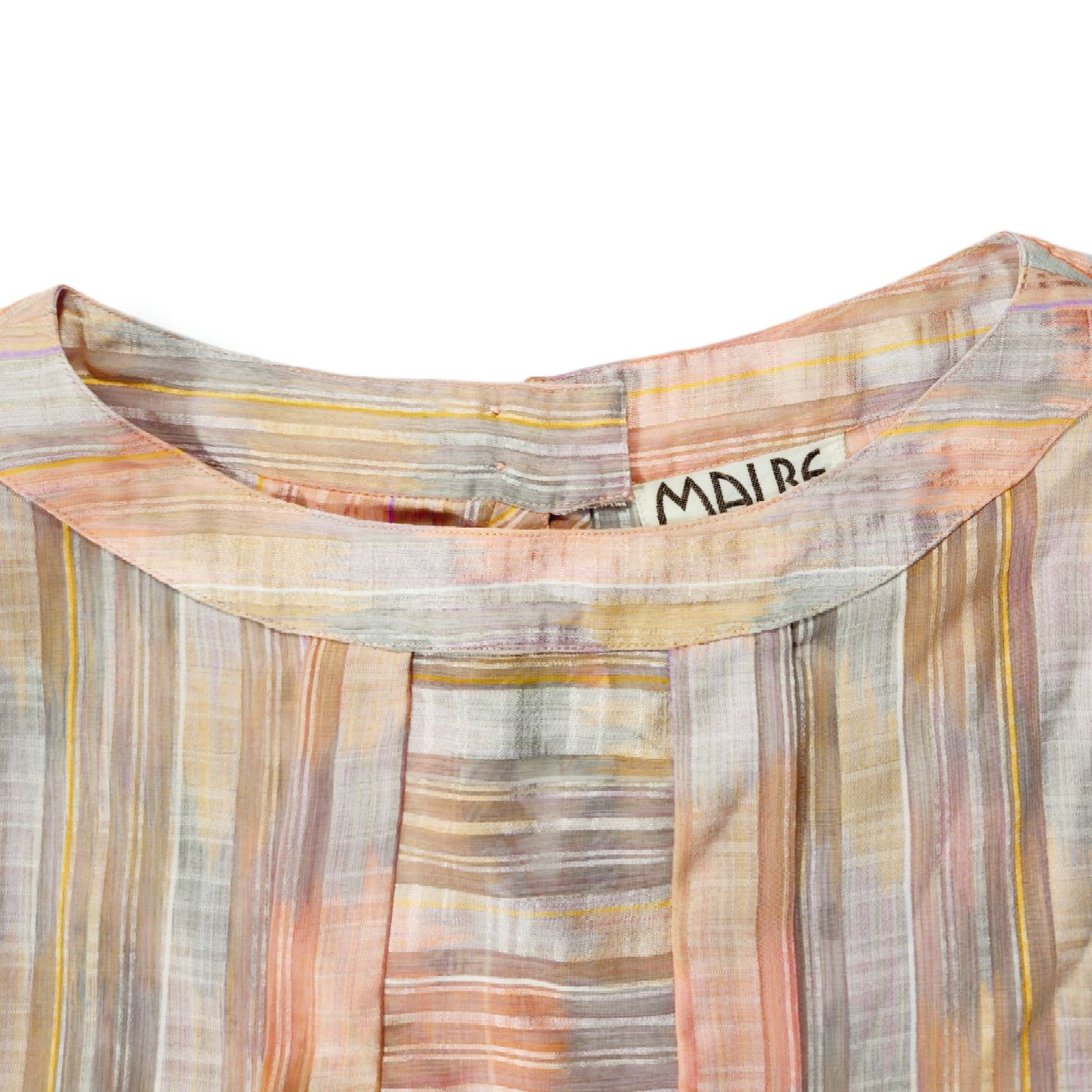 Other EUC VTG Malbe 70s Sheer Dolman Sleeve Blouse Sz. 14 Pastel Size XL / US 12-14 / IT 48-50 - 5 Thumbnail