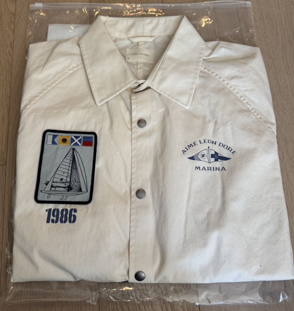 Aime Leon Dore ALD Aime Marina Jacket White Medium Size US M / EU 48-50 / 2 - 1 Thumbnail