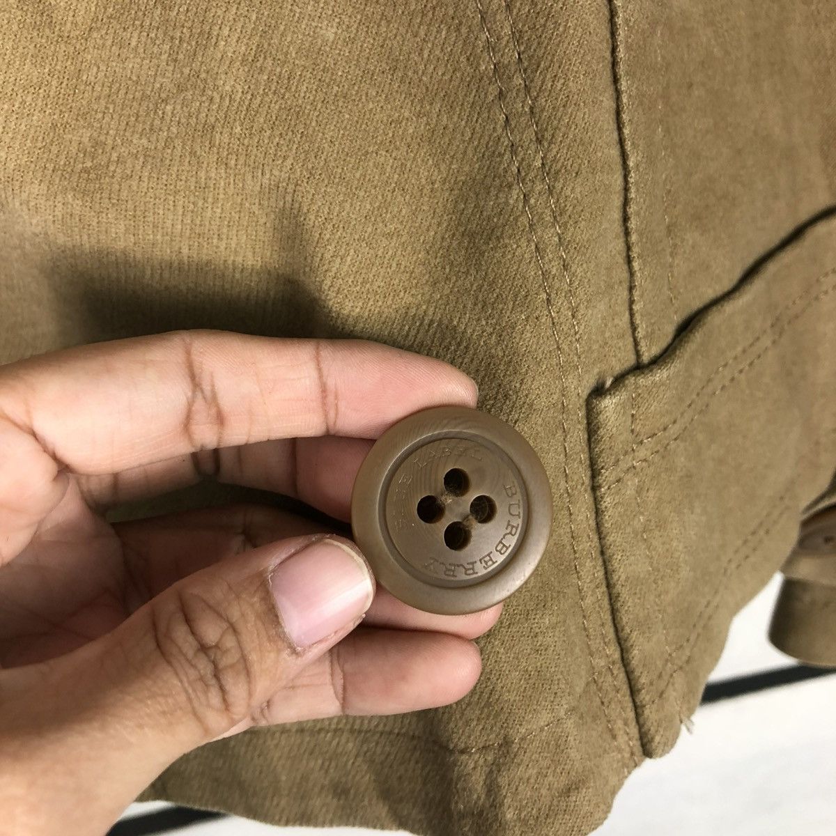 Burberry 🔥RICH BROWN CHORE CROPPED BIKER JACKET BURBERRY LONDON Size XS / US 0-2 / IT 36-38 - 18 Thumbnail