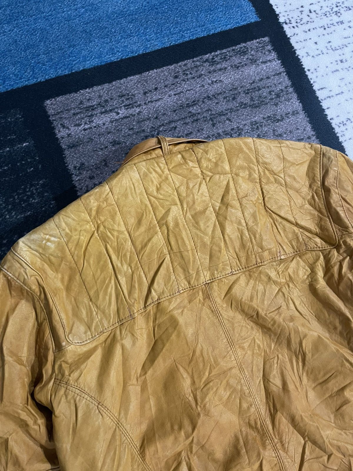 Vintage Vintage Unbrand Cow Leather Jacket Size US L / EU 52-54 / 3 - 14 Thumbnail