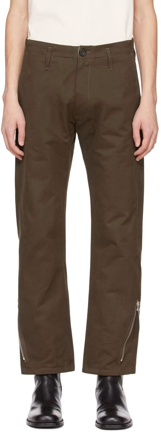 3MAN o1mle1224 Riding Trousers in Brown Size US 34 / EU 50 - 1 Thumbnail