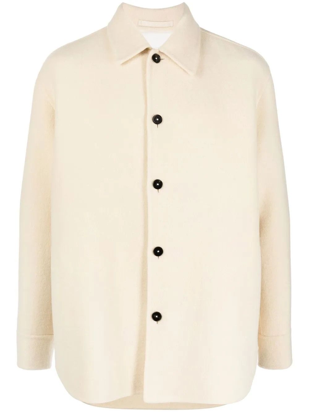 Jil Sander Jill Sander button up long sleeve wool shirt jacket Size US S / EU 44-46 / 1 - 1 Thumbnail