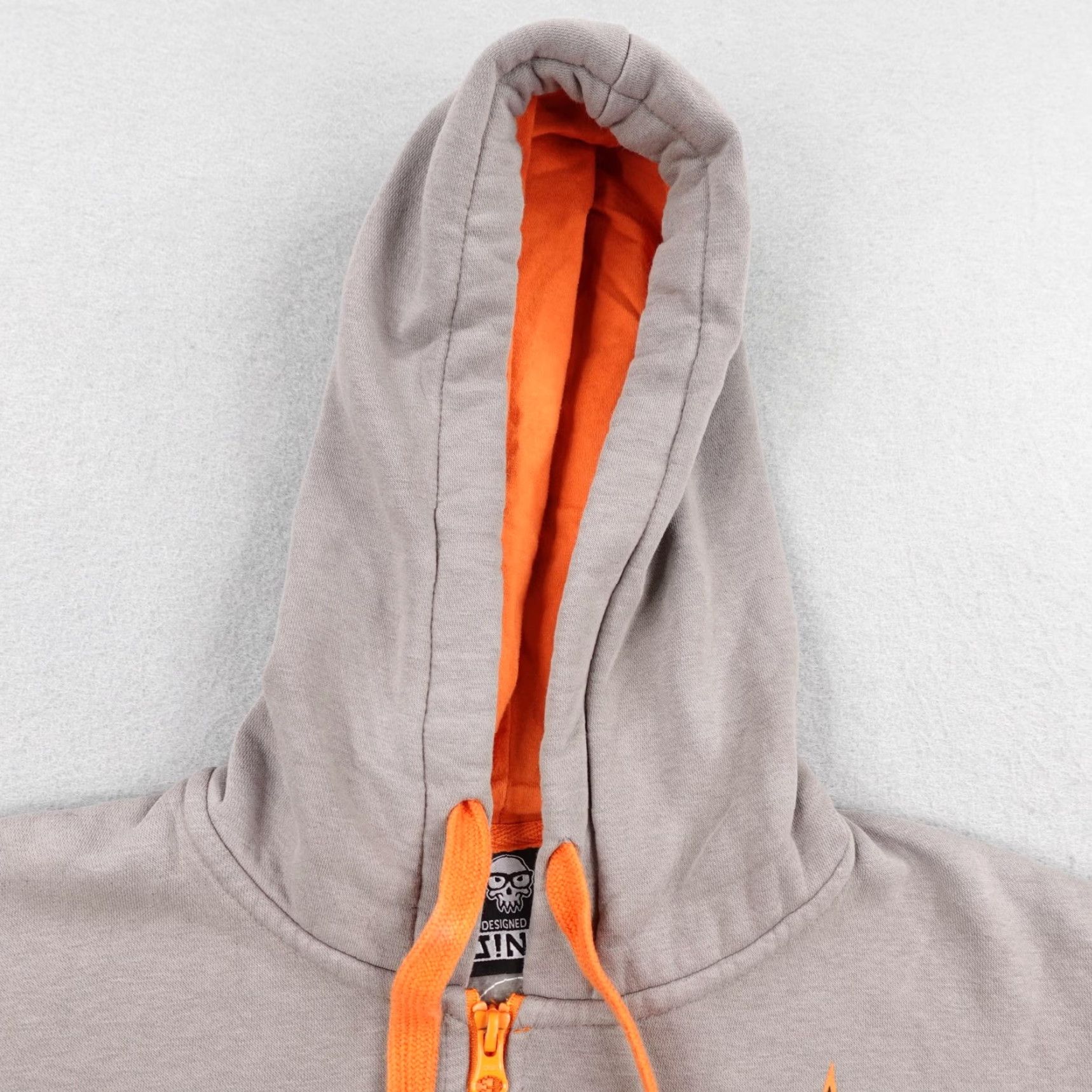 Vintage Overwatch Hoodie Jinx Mens Small Gray Reinhardt Zip Up Sweatshirt Blizzard Gamer Size US S / EU 44-46 / 1 - 2 Thumbnail