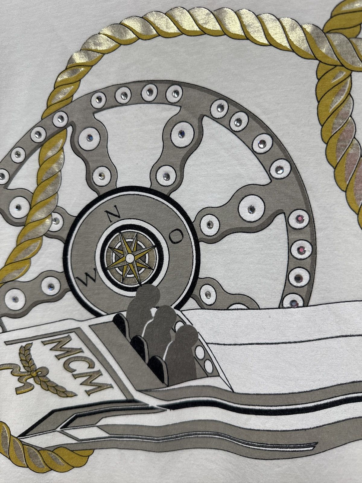 MCM MCM printed t-shirt luxury Size L / US 10 / IT 46 - 4 Thumbnail
