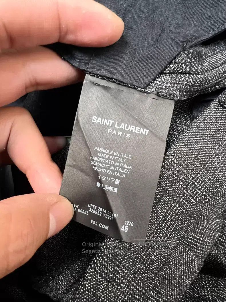 Saint Laurent Paris Saint Laurent Paris Gray Prince of Wales Check Wool Suit a Size US S / EU 44-46 / 1 - 8 Thumbnail