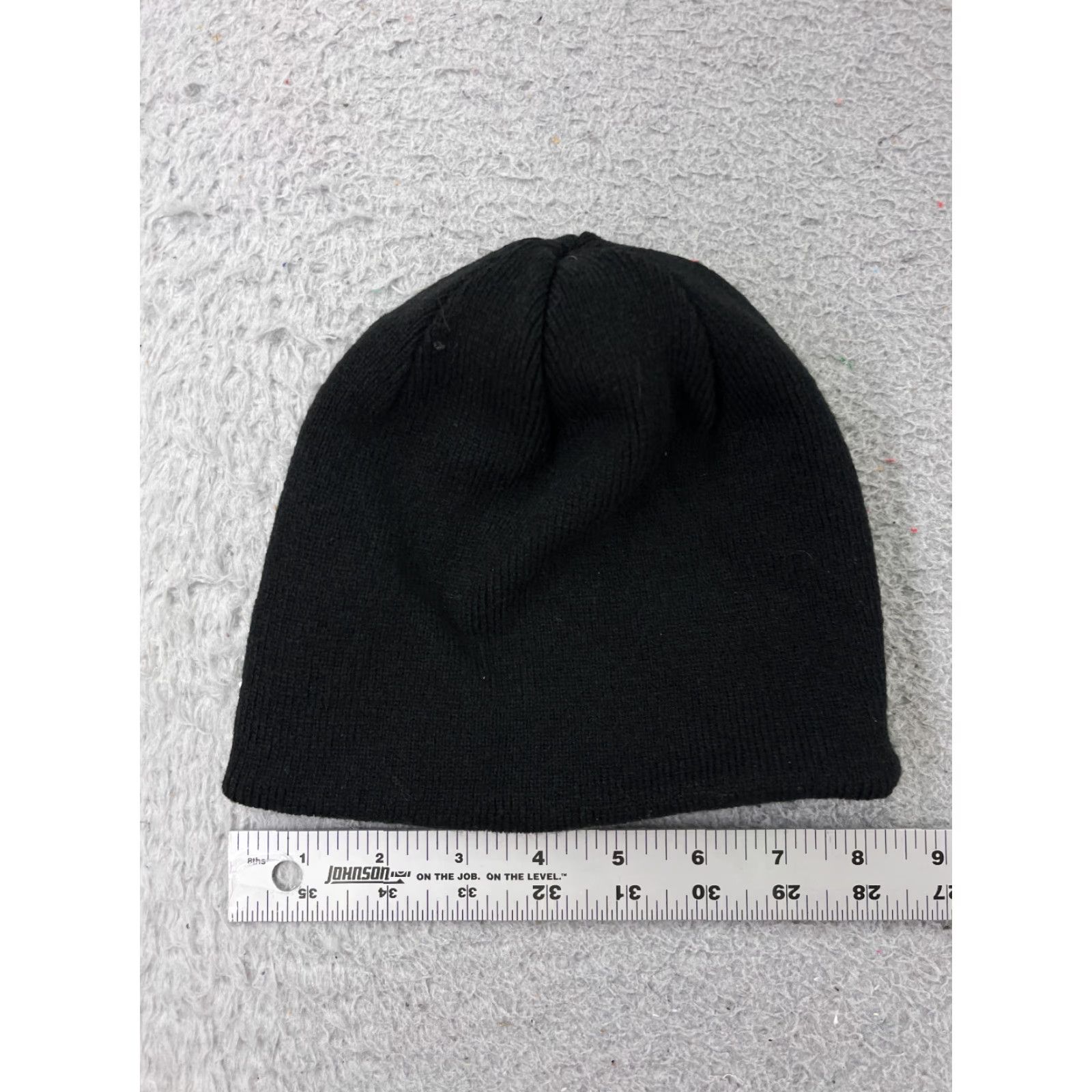 Vintage Gerry Beanie Toque Adult One Size Gray Knit Acrylic Blend Outdoors Ski Snow Beanie Hat Mens Womens Unisex Adults Knit Pattern Striped Winter Style Size ONE SIZE - 5 Thumbnail