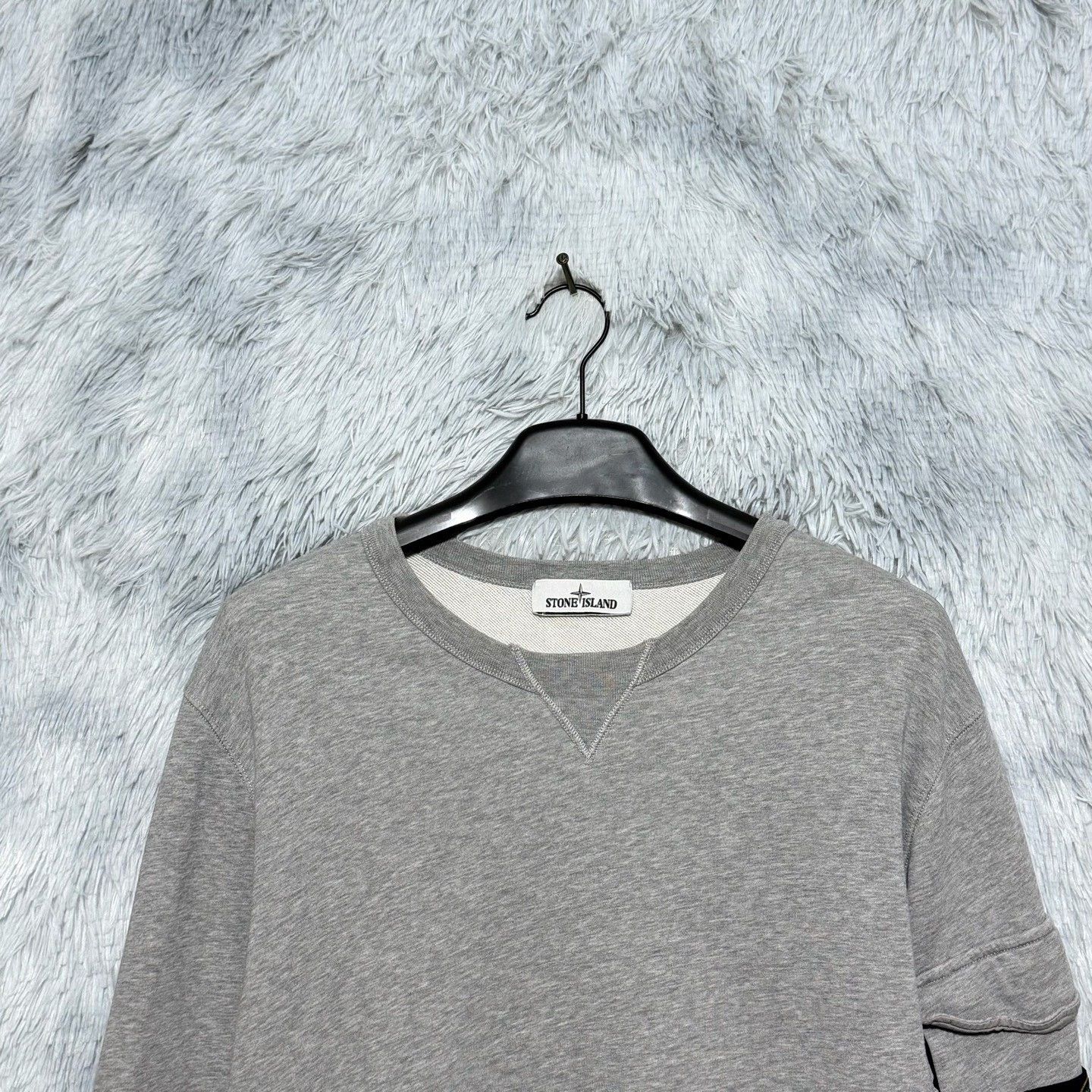 Stone Island Stone Island Gray Crewneck Sweatshirt L Size US L / EU 52-54 / 3 - 3 Thumbnail