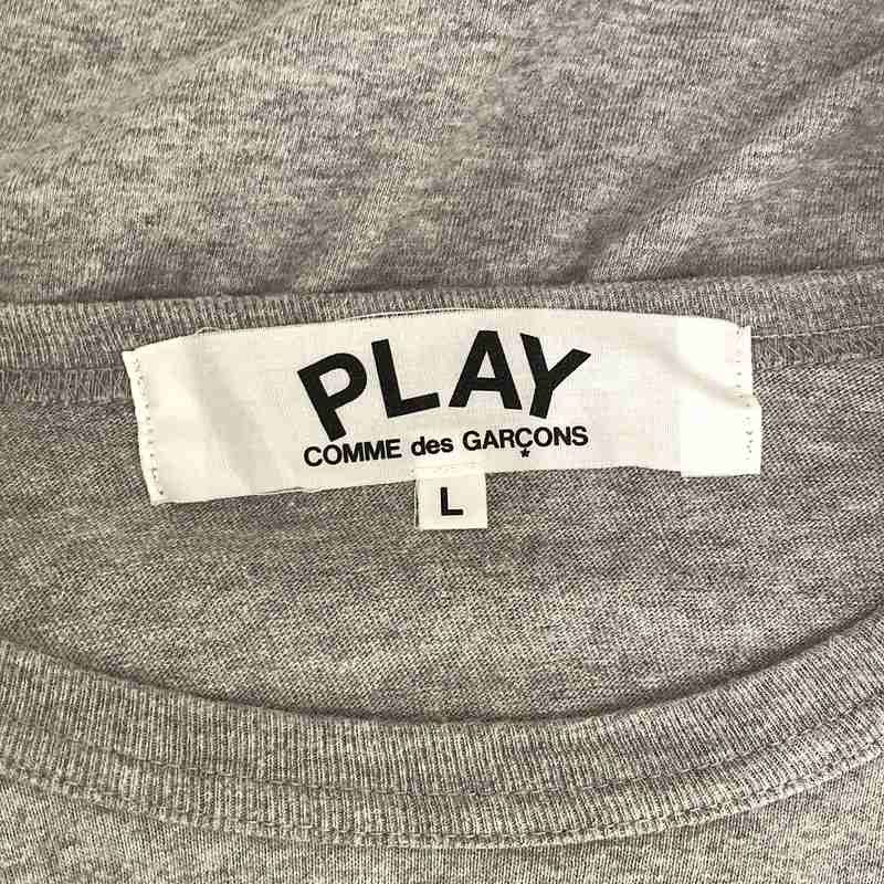 Comme des Garcons PLAY T-Shirts Heart logo patch crew neck short sleeve Gray Size US L / EU 52-54 / 3 - 5 Thumbnail