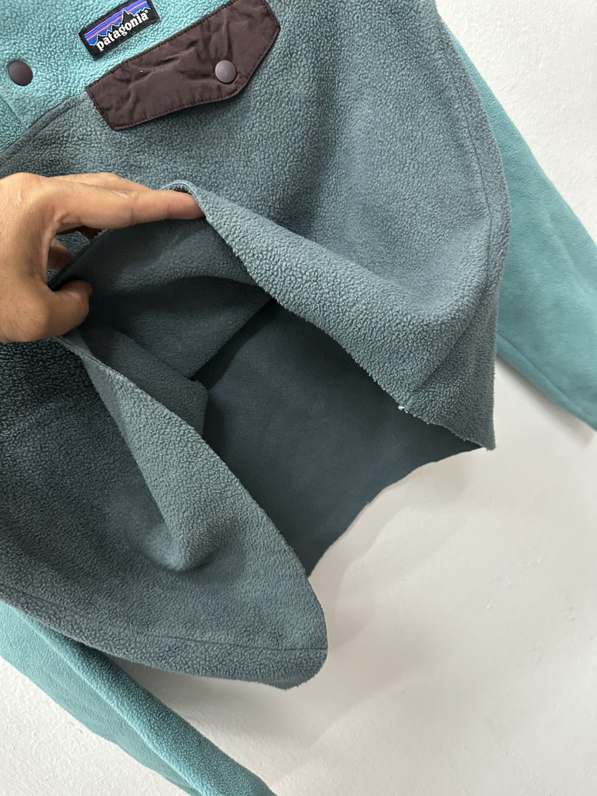 Patagonia Patagonia Women's Synchilla Snap Fleece Pullover Teal Jacket Size M / US 6-8 / IT 42-44 - 11 Thumbnail