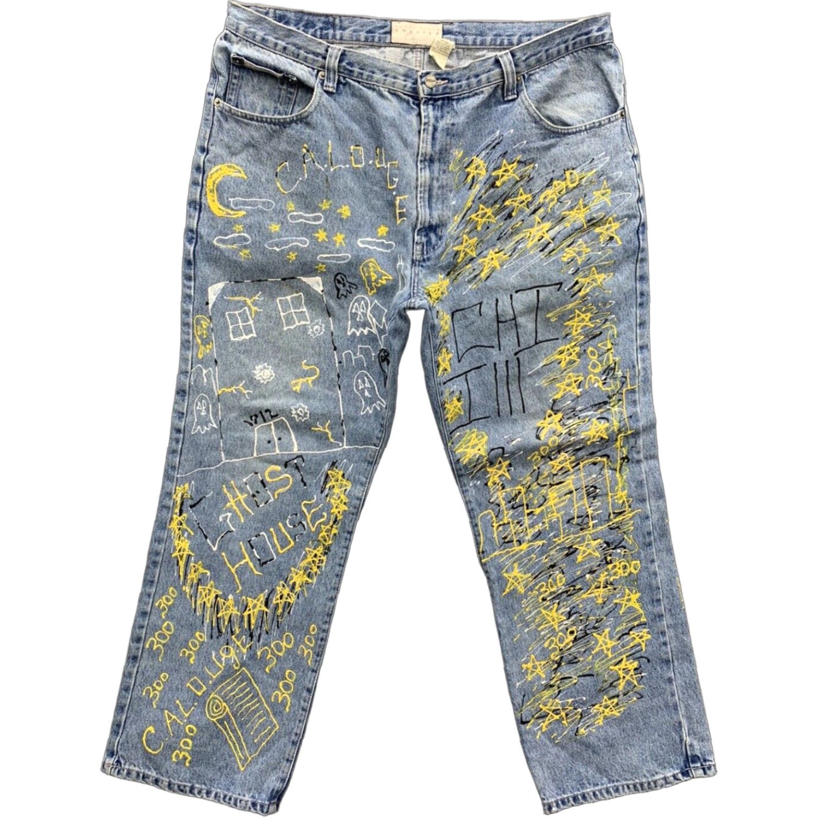 VINTAGE Perry Ellis America Jeans Denim 40/32 Men Regular 40 Blue