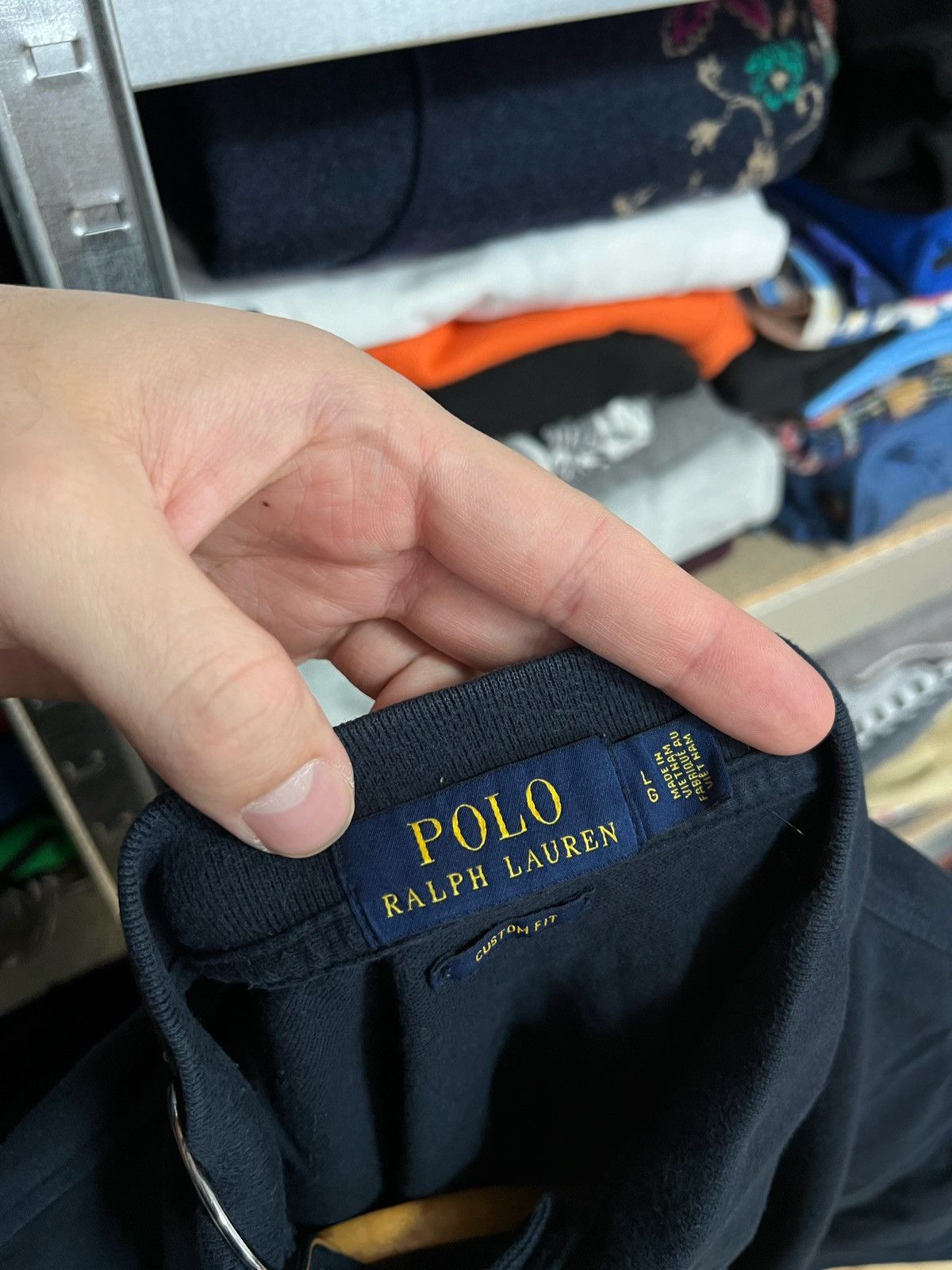 Polo Ralph Lauren Polo Ralph Lauren Men's Custom Fit Polo Shirt Logo Motif #3 Size US L / EU 52-54 / 3 - 3 Thumbnail