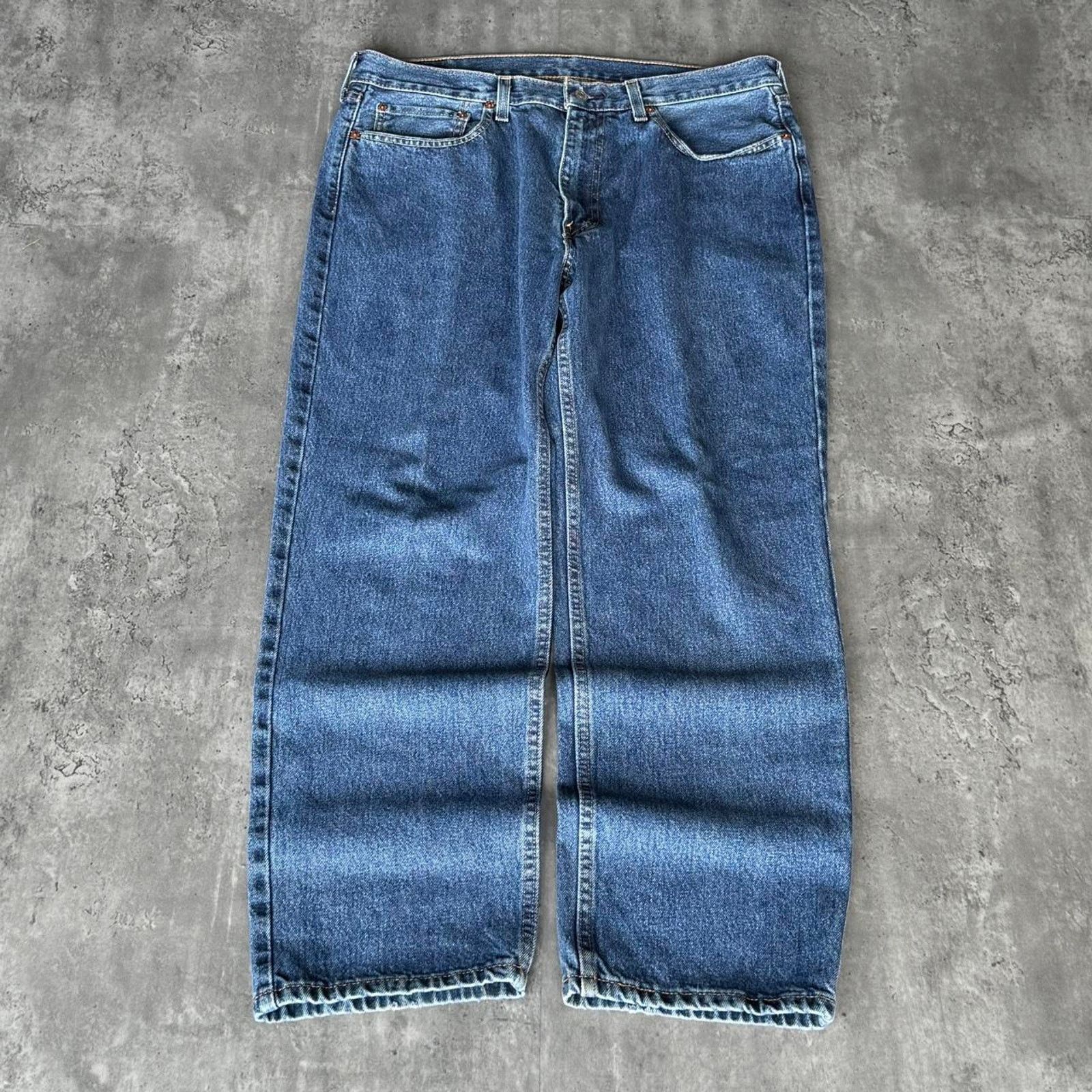 Levi's × Levi's Vintage Clothing × Vintage Vintage Y2K Levi’s 550 Grunge Baggy Essential Denim Jeans Size US 36 / EU 52 - 2 Thumbnail