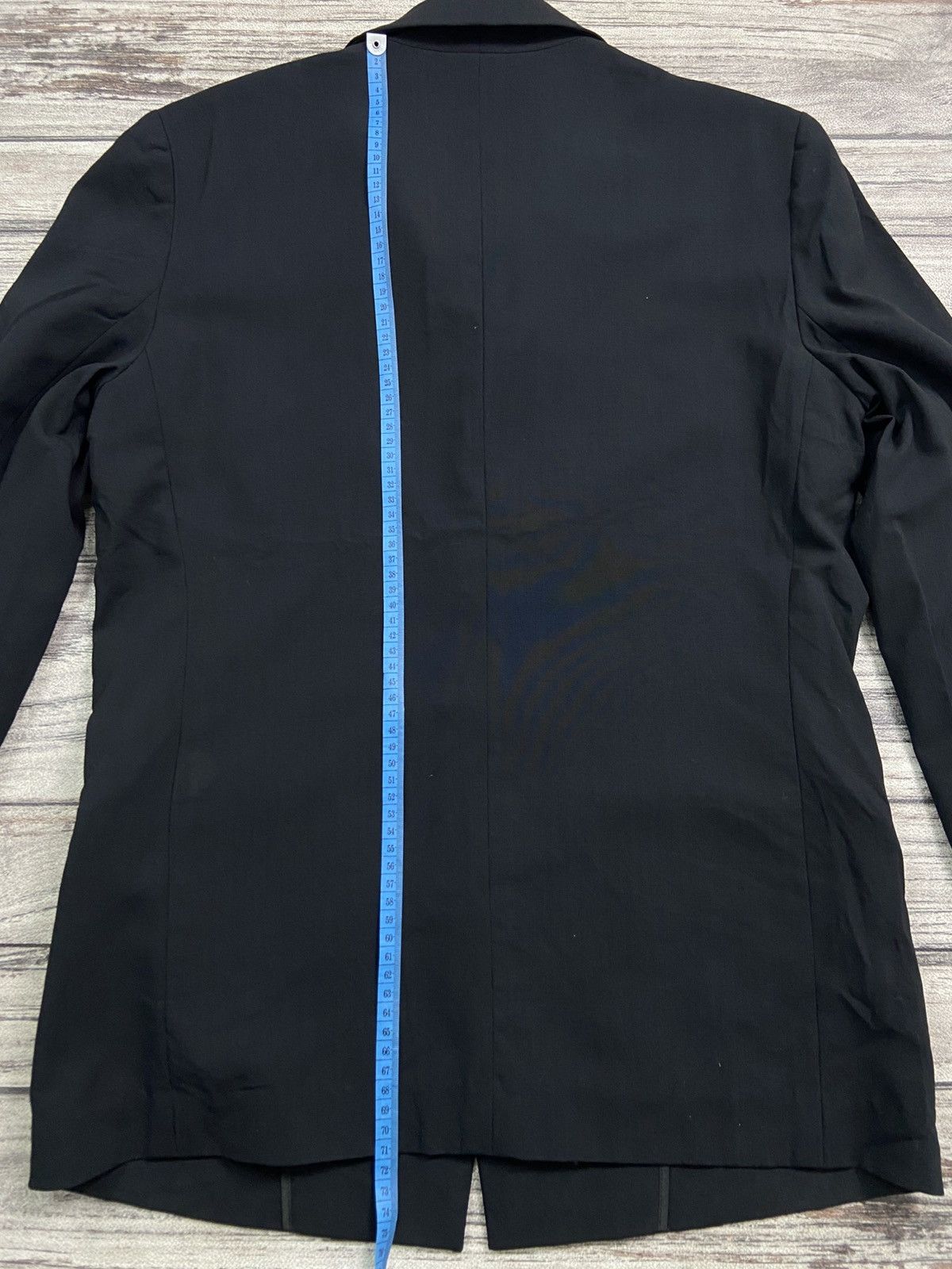Vintage × Y's × Yohji Yamamoto Vintage 90s Workshop By Yohji Yamamoto Light Blazer Black Size 40L - 13 Thumbnail