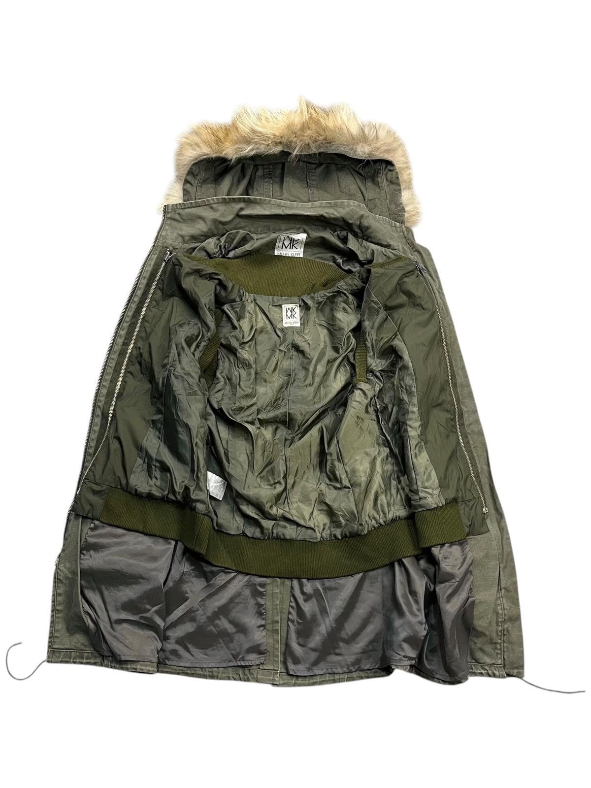 If Six Was Nine × Le Grande Bleu (L.G.B.) × Michel Klein 2000s Michael Klein - Fur Hoodie Jacket Size US M / EU 48-50 / 2 - 7 Thumbnail