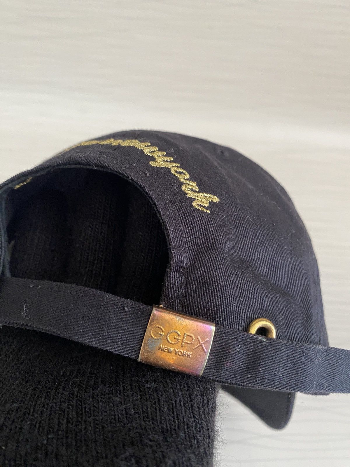If Six Was Nine GGPX Glamorous Studded Logo Baseball Cap Black – New York Size ONE SIZE - 8 Thumbnail