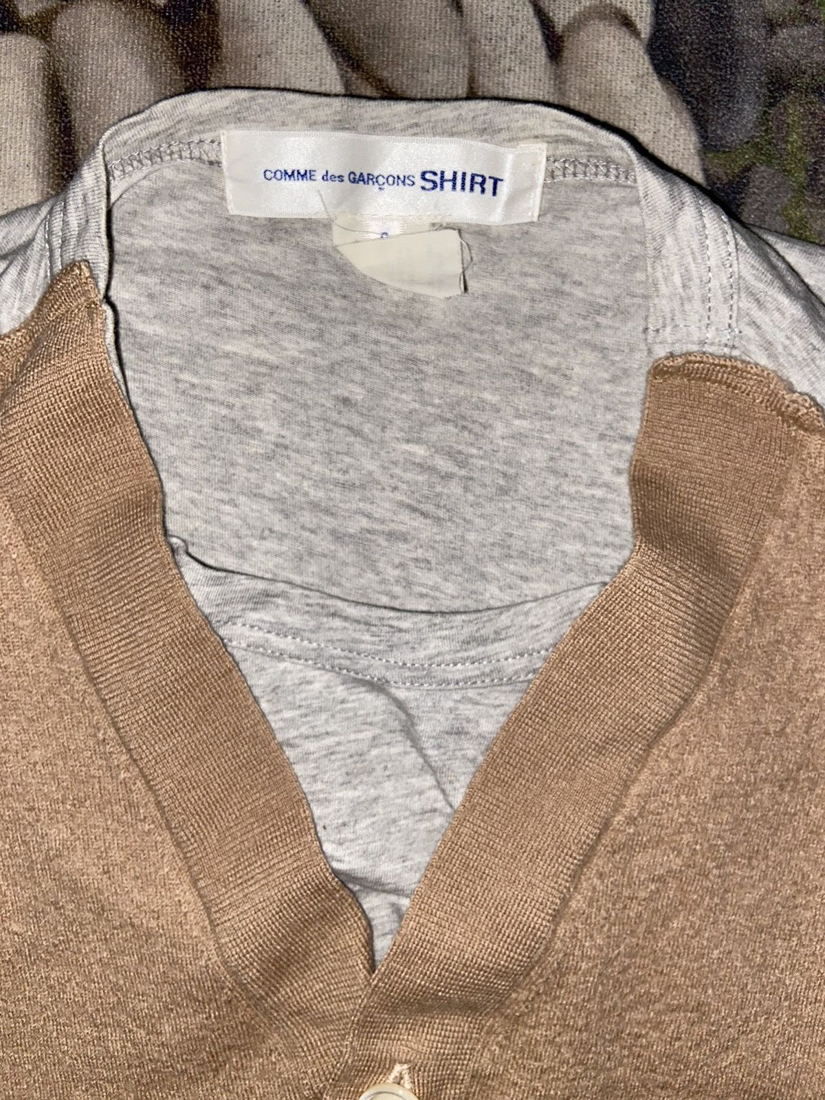 Comme des Garcons × Japanese Brand COMME DES GARCONS KNIT DOCKING SWITCHING LONGSLEEVE Size XS / US 0-2 / IT 36-38 - 4 Thumbnail