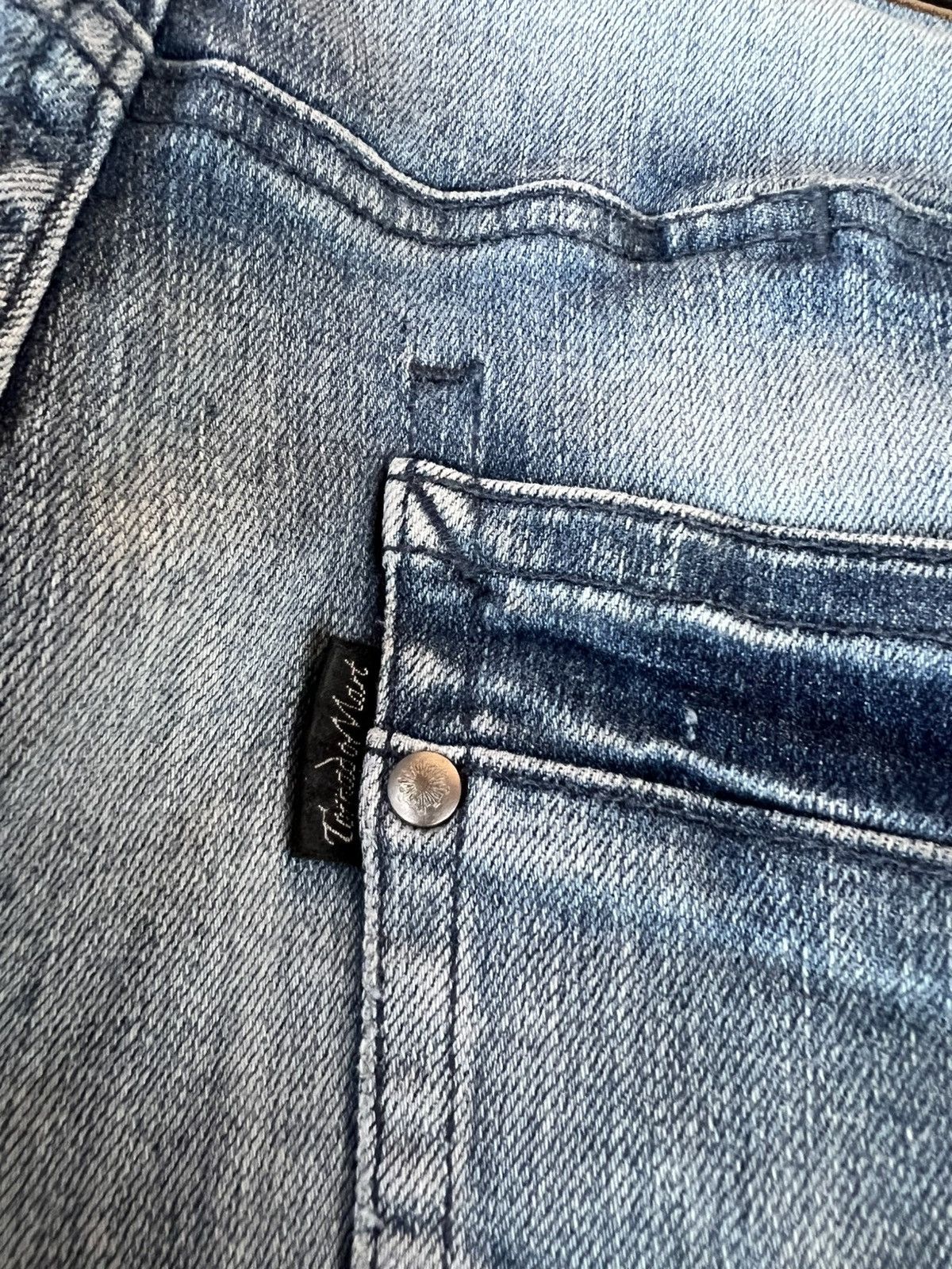 If Six Was Nine × Tornado Mart TORNADO MART FADED WASHED DISTRESS JEANS VERY RARE Size US 32 / EU 48 - 13 Thumbnail