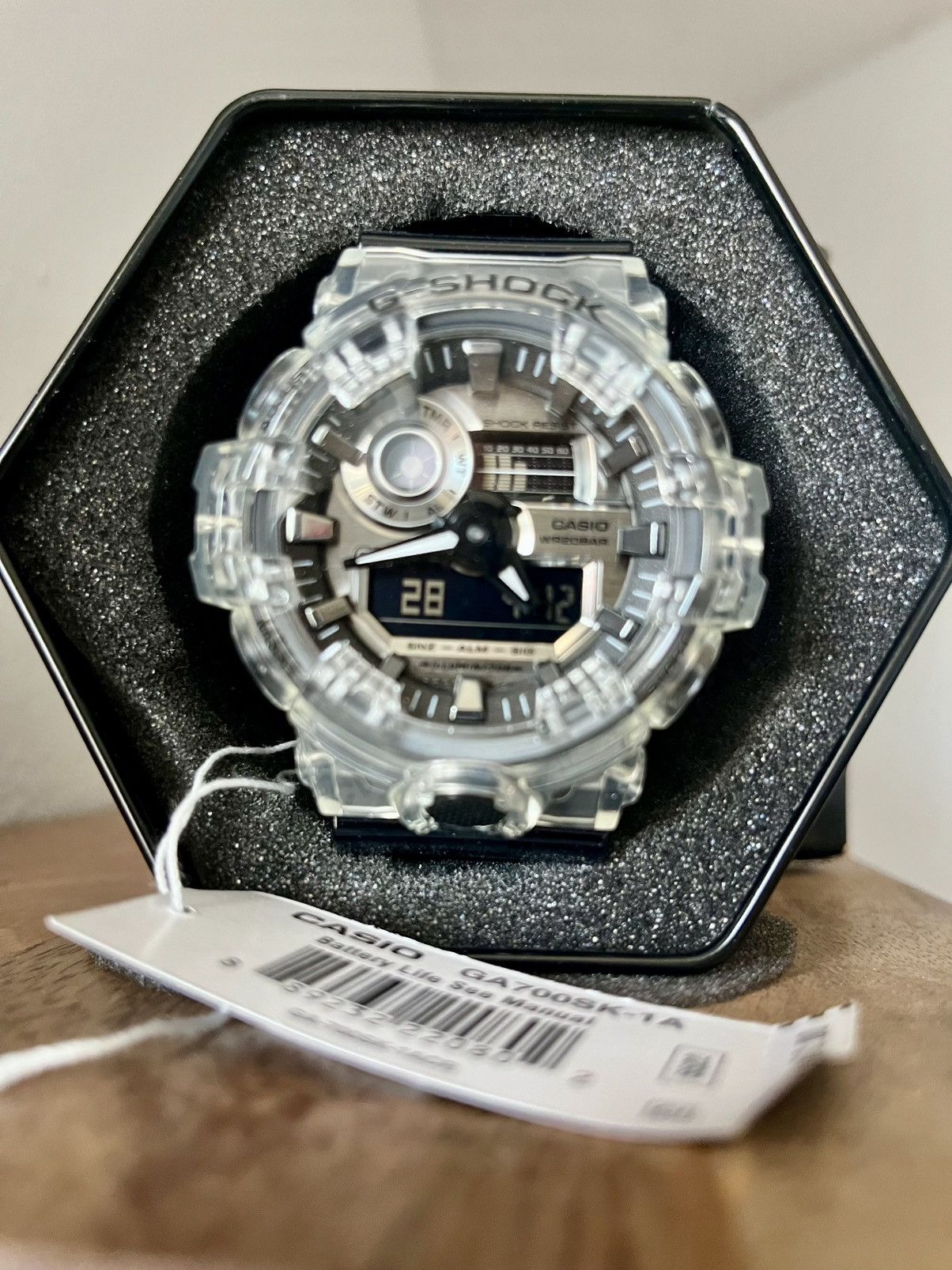 Casio CASIO G-SHOCK Men's Watch Clear skeleton GA-700SK-1A USA Size ONE SIZE - 11 Thumbnail