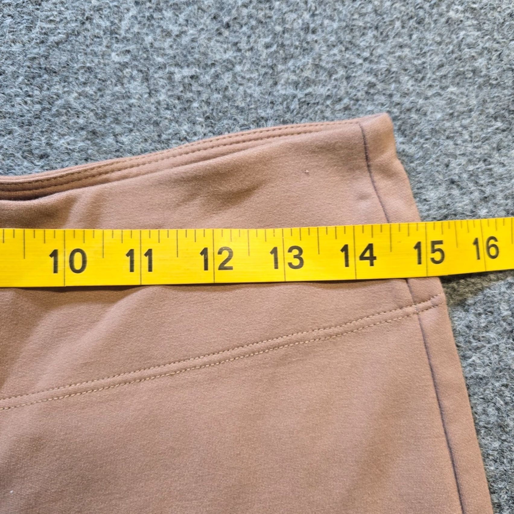 Vintage Halara Pants Womens Regular Medium Brown Flare Stretch Pull On Casual Basic Capsule Size 32" / US 10 / IT 46 - 5 Thumbnail