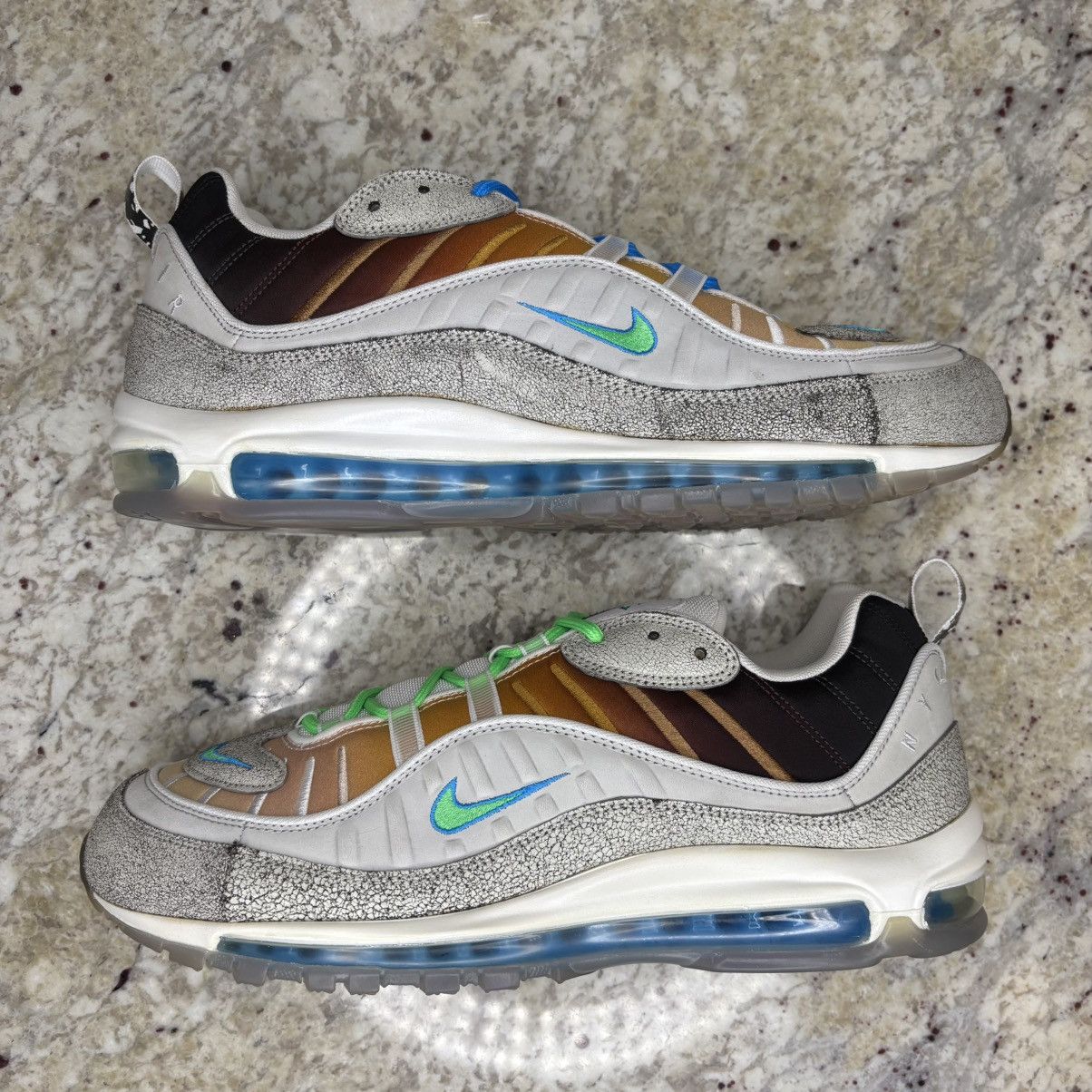 Nike Size 13-Nike Air Max 98 On Air NYC La Mezcla CLEAN NO BOX Size US 13 / EU 46 - 2 Thumbnail