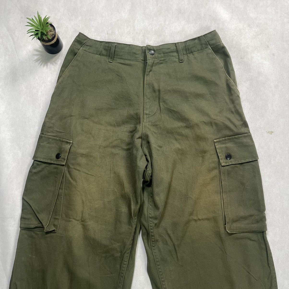 Vintage Hinson Garments 50s Baggy Cargo Tactical Japan Pant Size US 32 / EU 48 - 3 Thumbnail