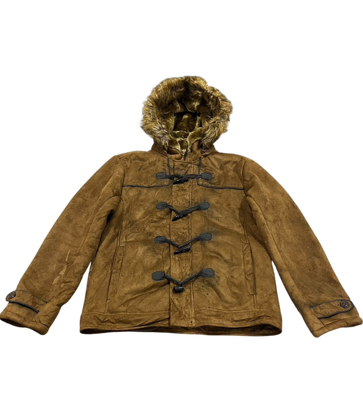 If Six Was Nine ROUSHATTE SHELL GARMENTS LINED FUR DUFFLE B-3 JACKET HOODIE Size US M / EU 48-50 / 2 - 1 Thumbnail