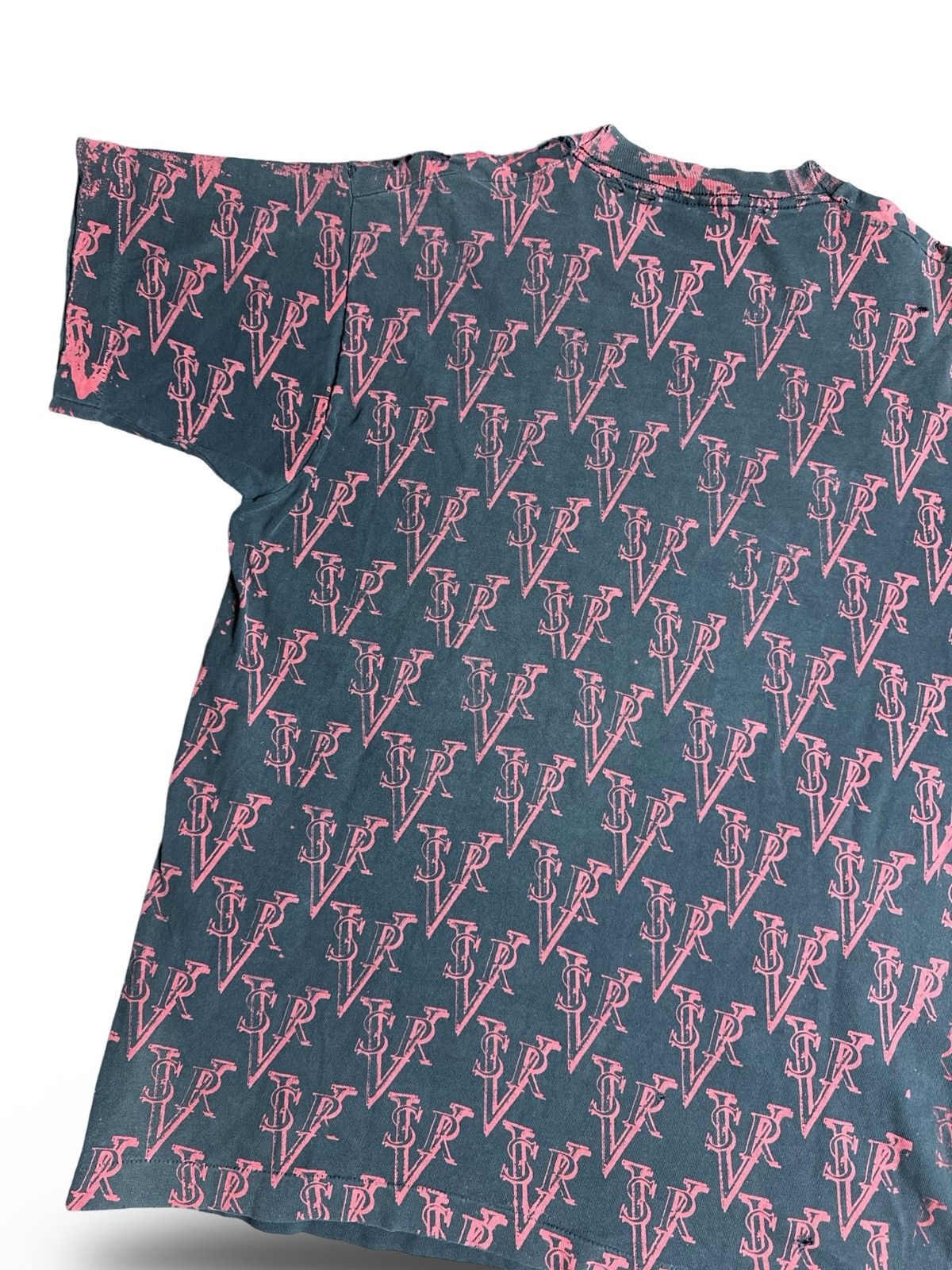 Japanese Brand × Vintage 1980s vintage Stevie Ray Vaughan All Over Print T-Shirt Size US L / EU 52-54 / 3 - 6 Thumbnail