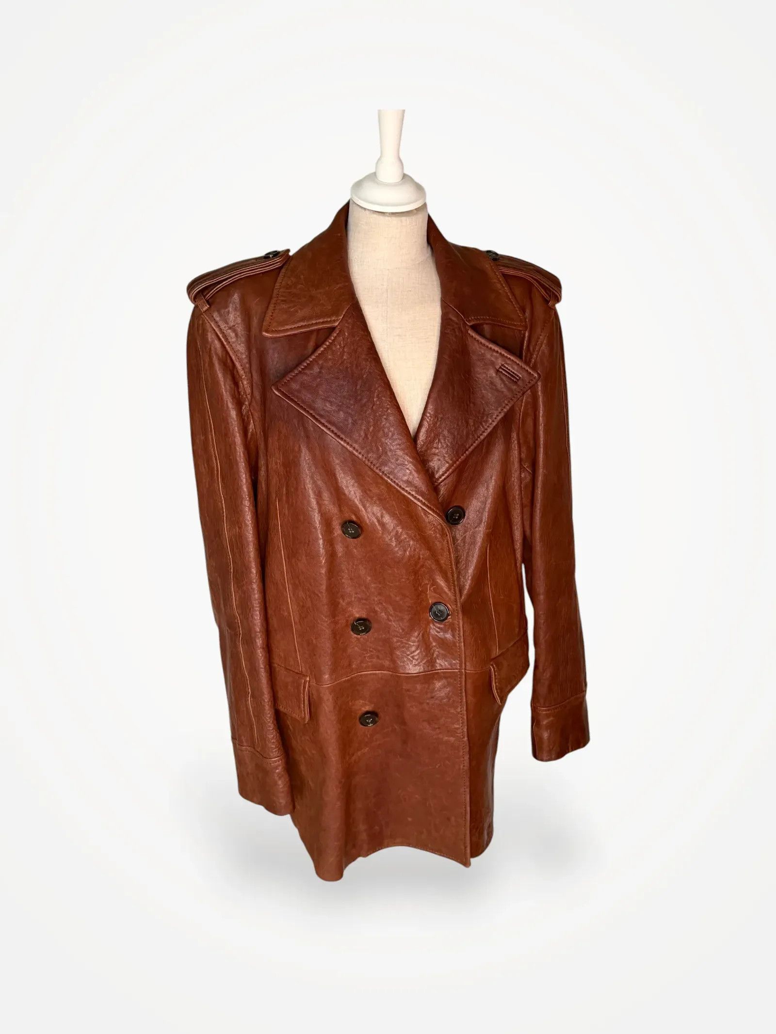 Cole Haan Cole Haan Leather Jacket Size US L / EU 52-54 / 3 - 1 Thumbnail